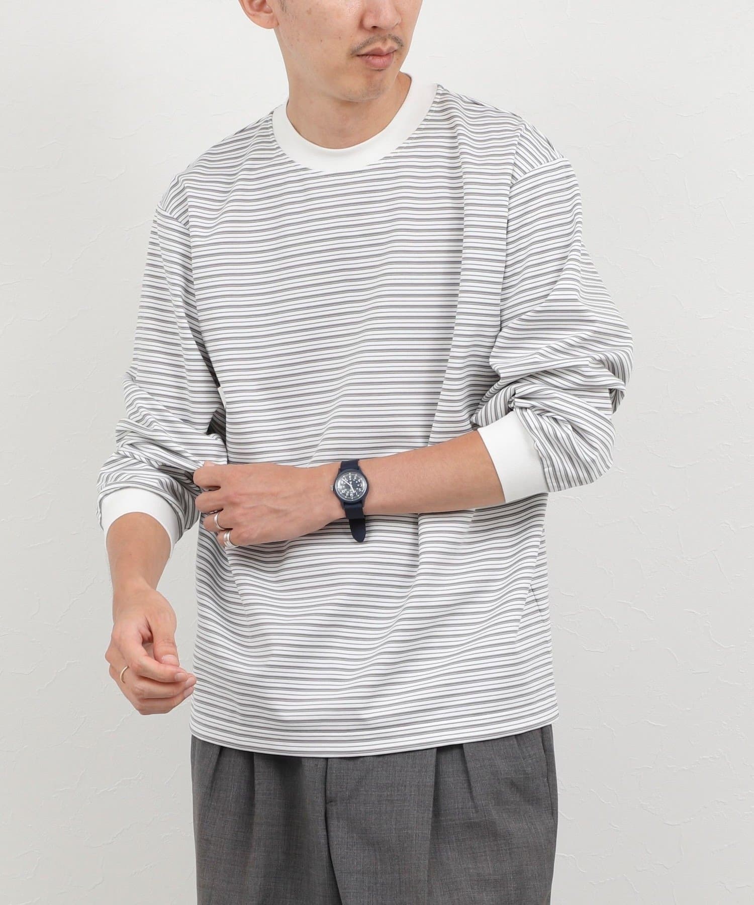 NOLLEY'S(ノーリーズ) 超長綿シルケットボーダーTシャツL/S 26AW
