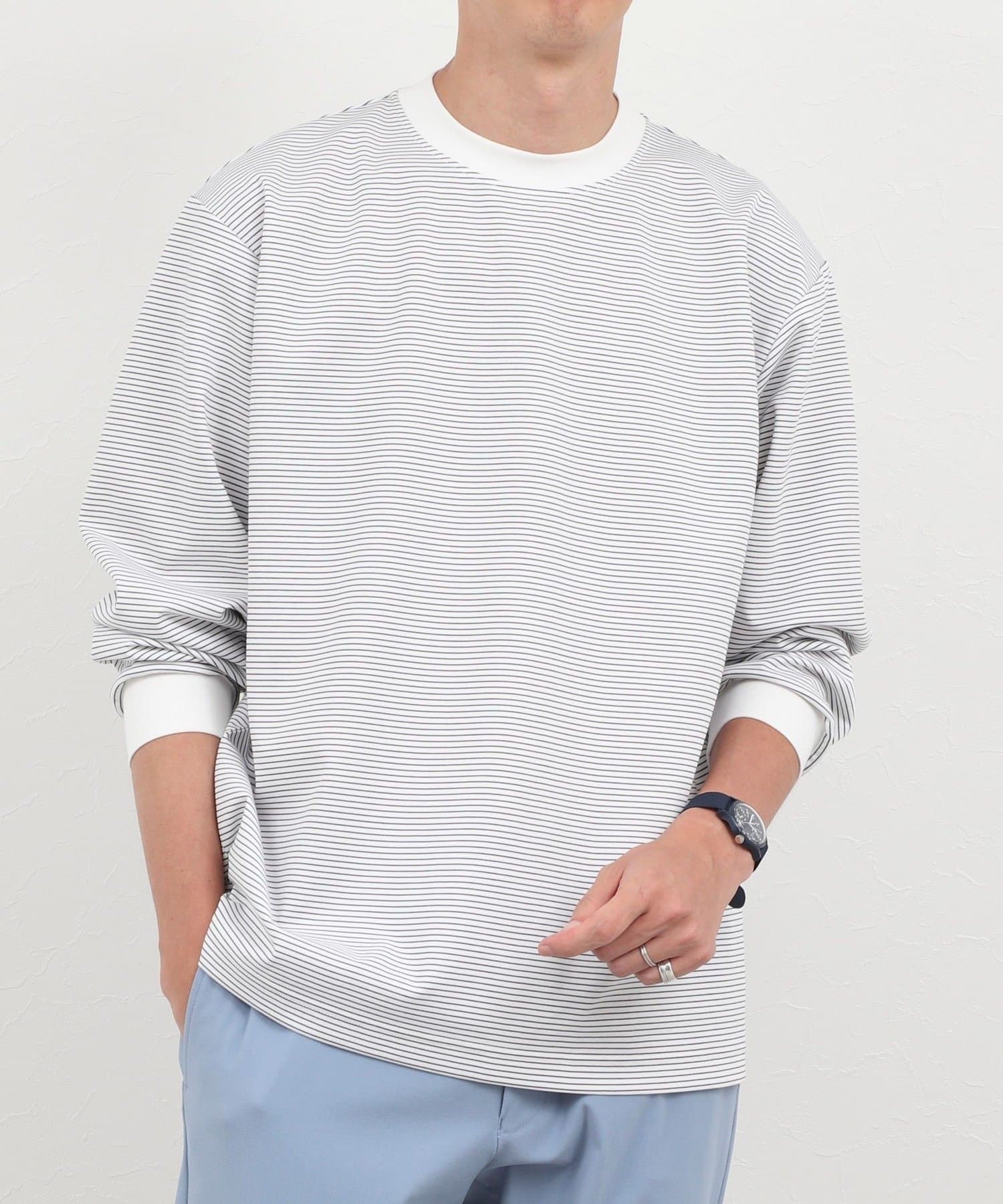 NOLLEY'S(ノーリーズ) 超長綿シルケットボーダーTシャツL/S 26AW