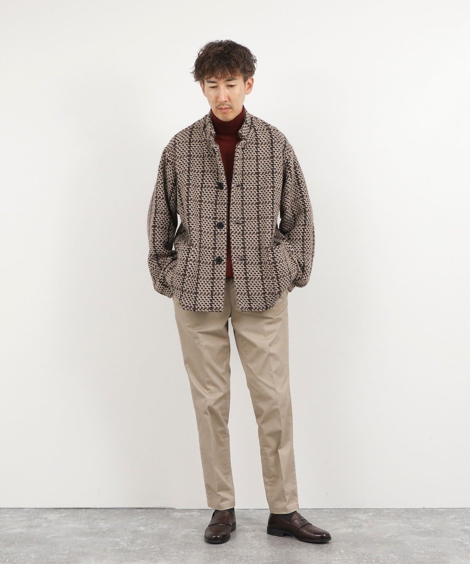NOLLEY'S(ノーリーズ) 【John Branigan/ジョン・ブラニガン】別注ショートニットブルゾン 26AW