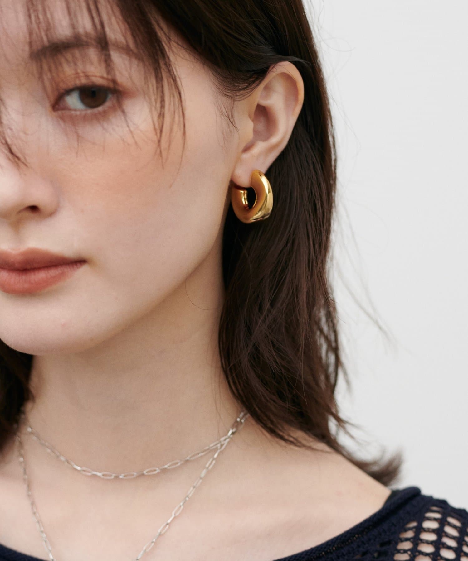 LARUTA(ラルータ) ボリュームフープピアス