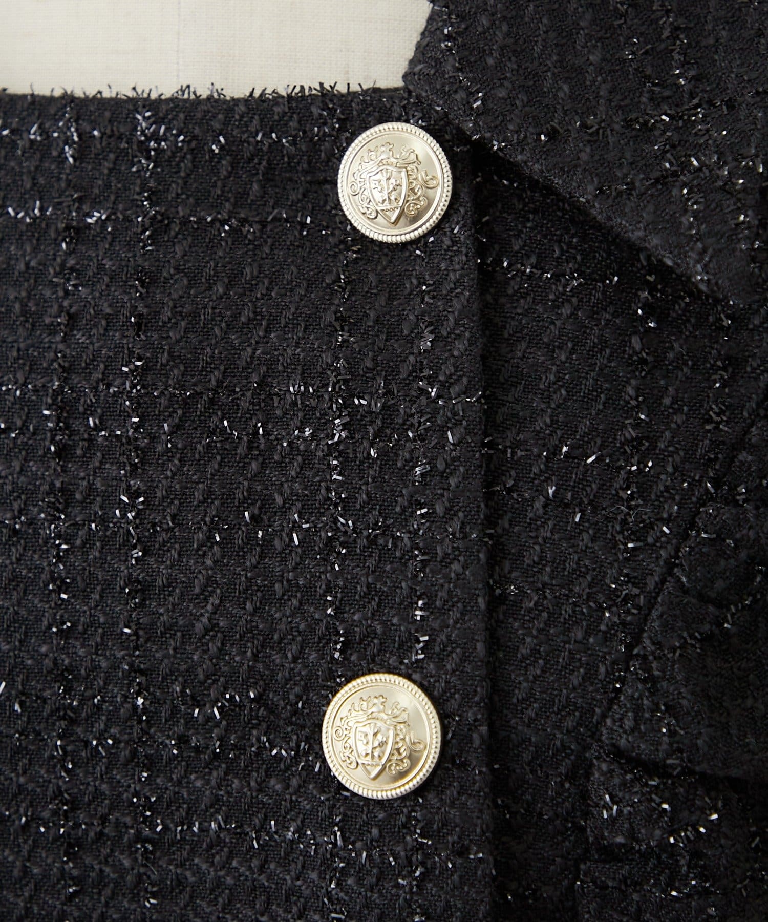 NICE CLAUP / OLIVE des OLIVE OUTLET(ナイスクラップ  / オリーブ デ オリーブ アウトレット) 【continuer】 ツイードジャケット