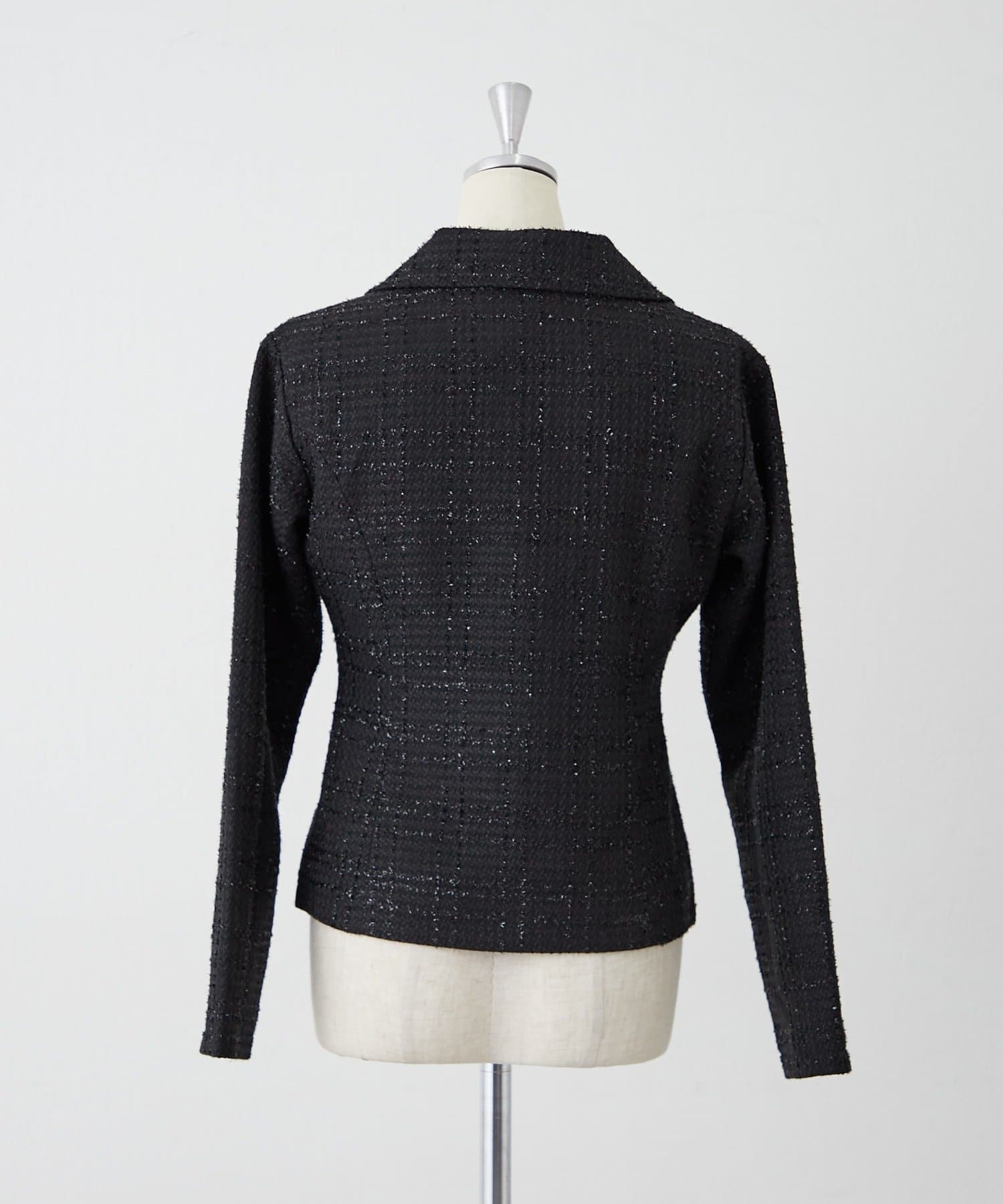 NICE CLAUP / OLIVE des OLIVE OUTLET(ナイスクラップ  / オリーブ デ オリーブ アウトレット) 【continuer】 ツイードジャケット