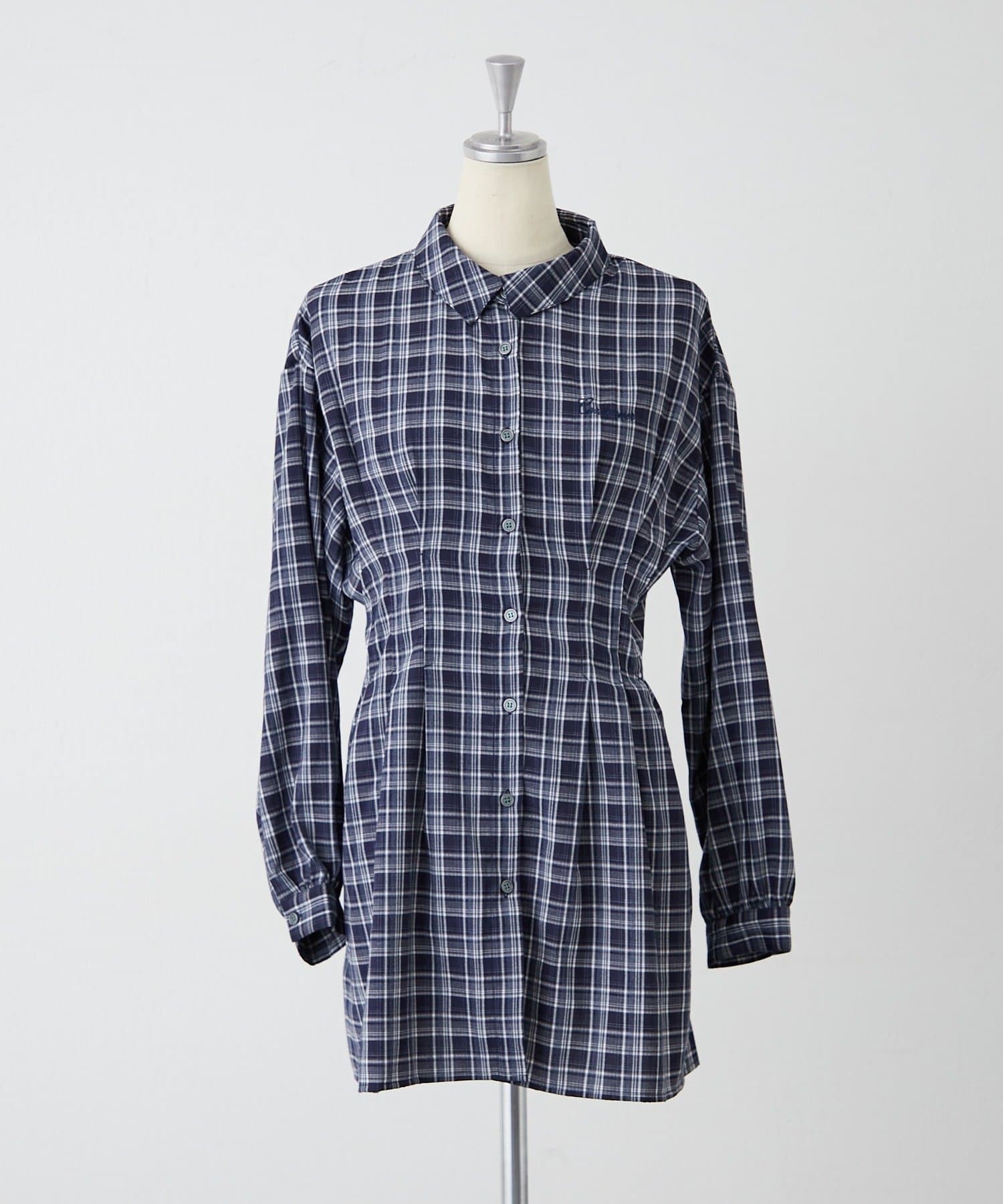 NICE CLAUP / OLIVE des OLIVE OUTLET(ナイスクラップ  / オリーブ デ オリーブ アウトレット) 【continuer】後ろレースアップシャツチュニック