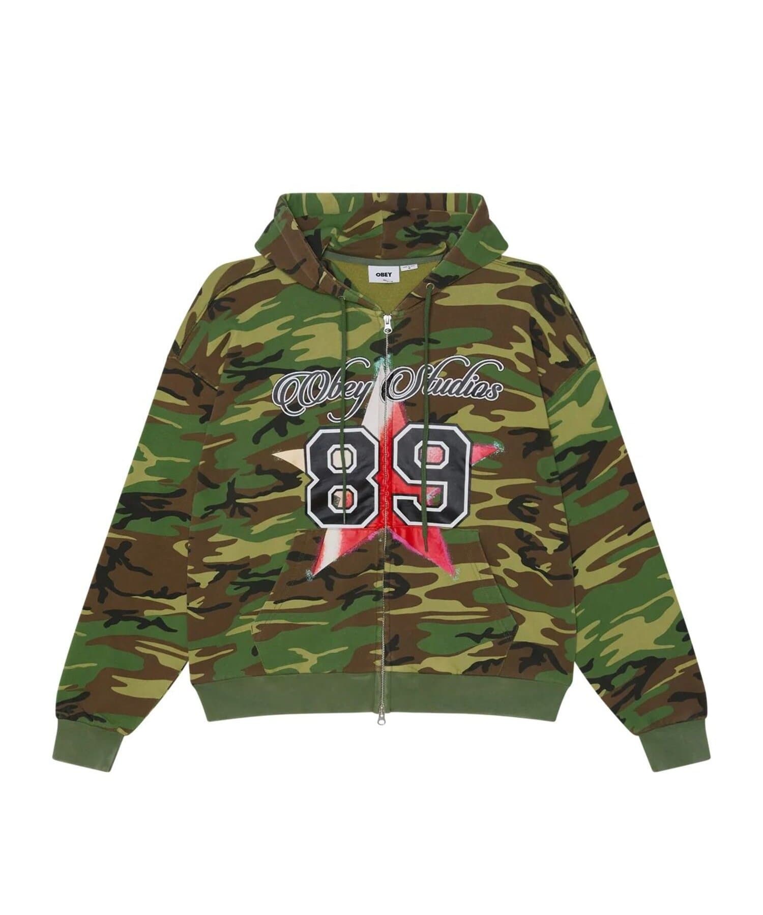 WHO’S WHO gallery(フーズフーギャラリー) 【OBEY】VARSITY ZIP HOOD