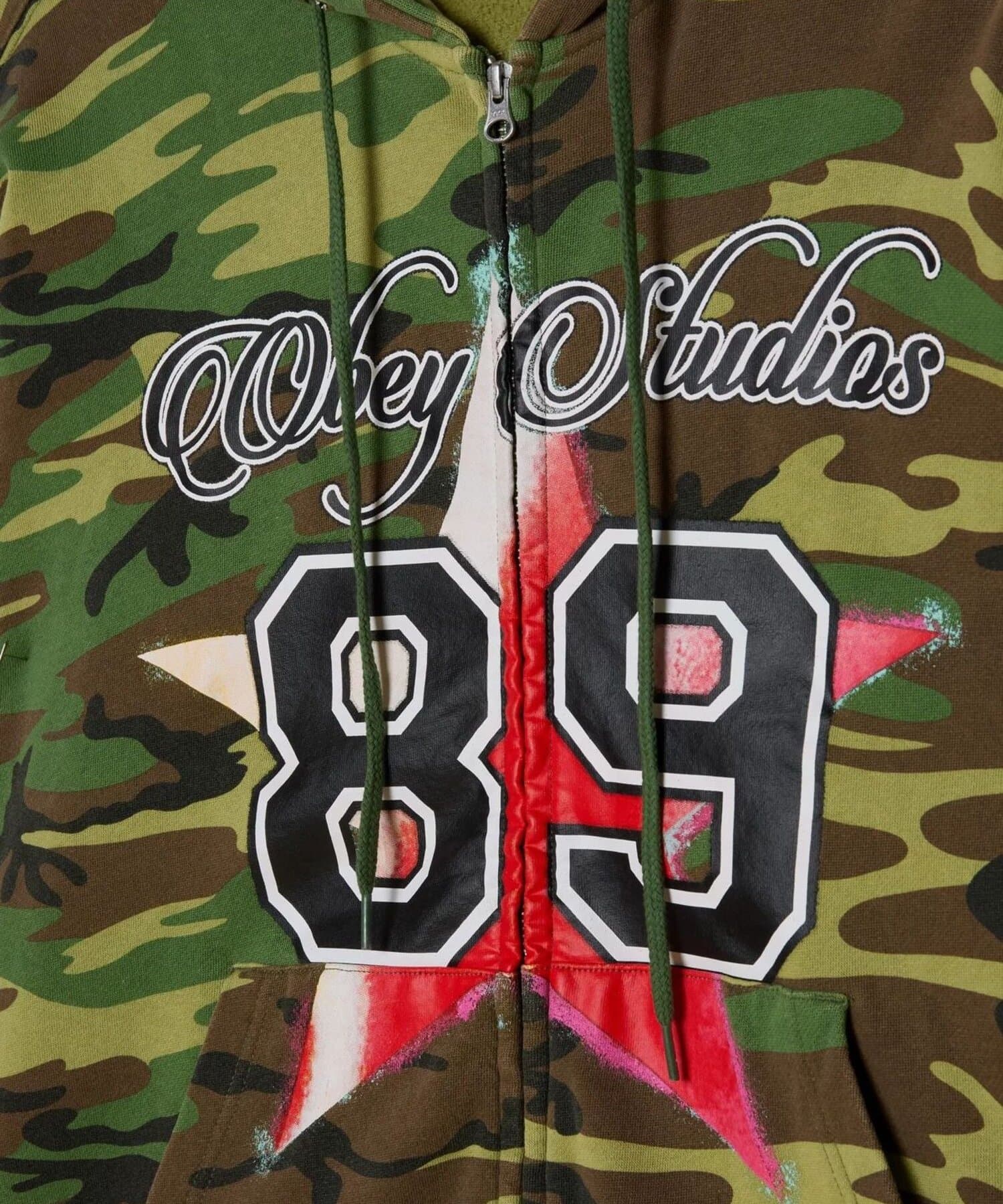 WHO’S WHO gallery(フーズフーギャラリー) 【OBEY】VARSITY ZIP HOOD