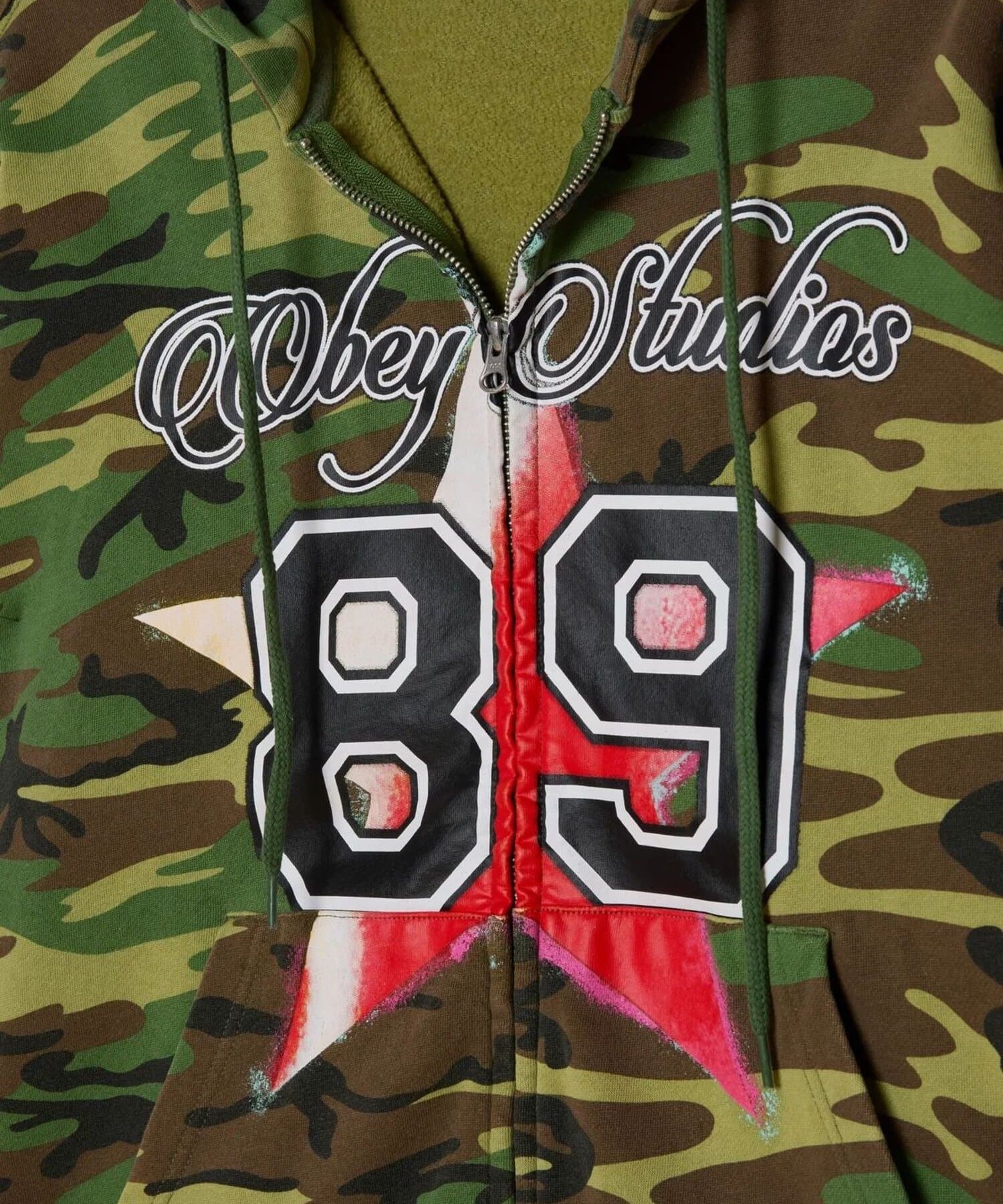 WHO’S WHO gallery(フーズフーギャラリー) 【OBEY】VARSITY ZIP HOOD