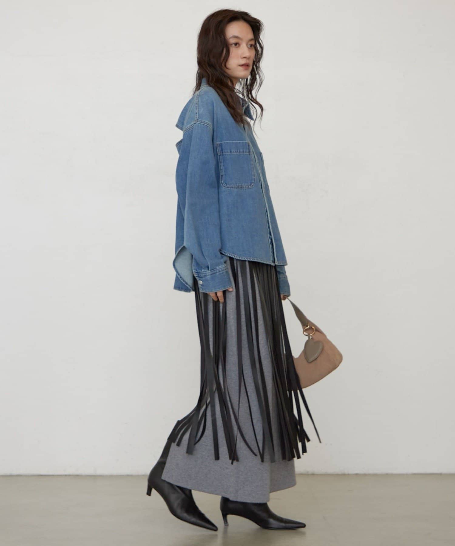 LOUNGEDRESS(ラウンジドレス) デニムバックホールシャツ