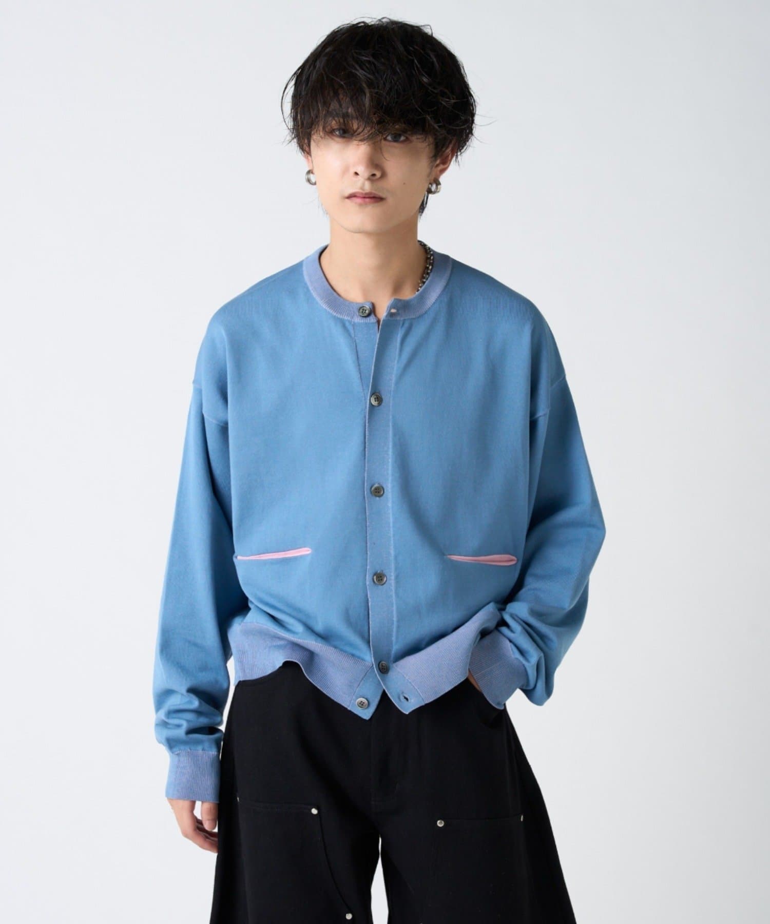 Lui's(ルイス) SURJENT コットンプレーティング ショートカーディガン