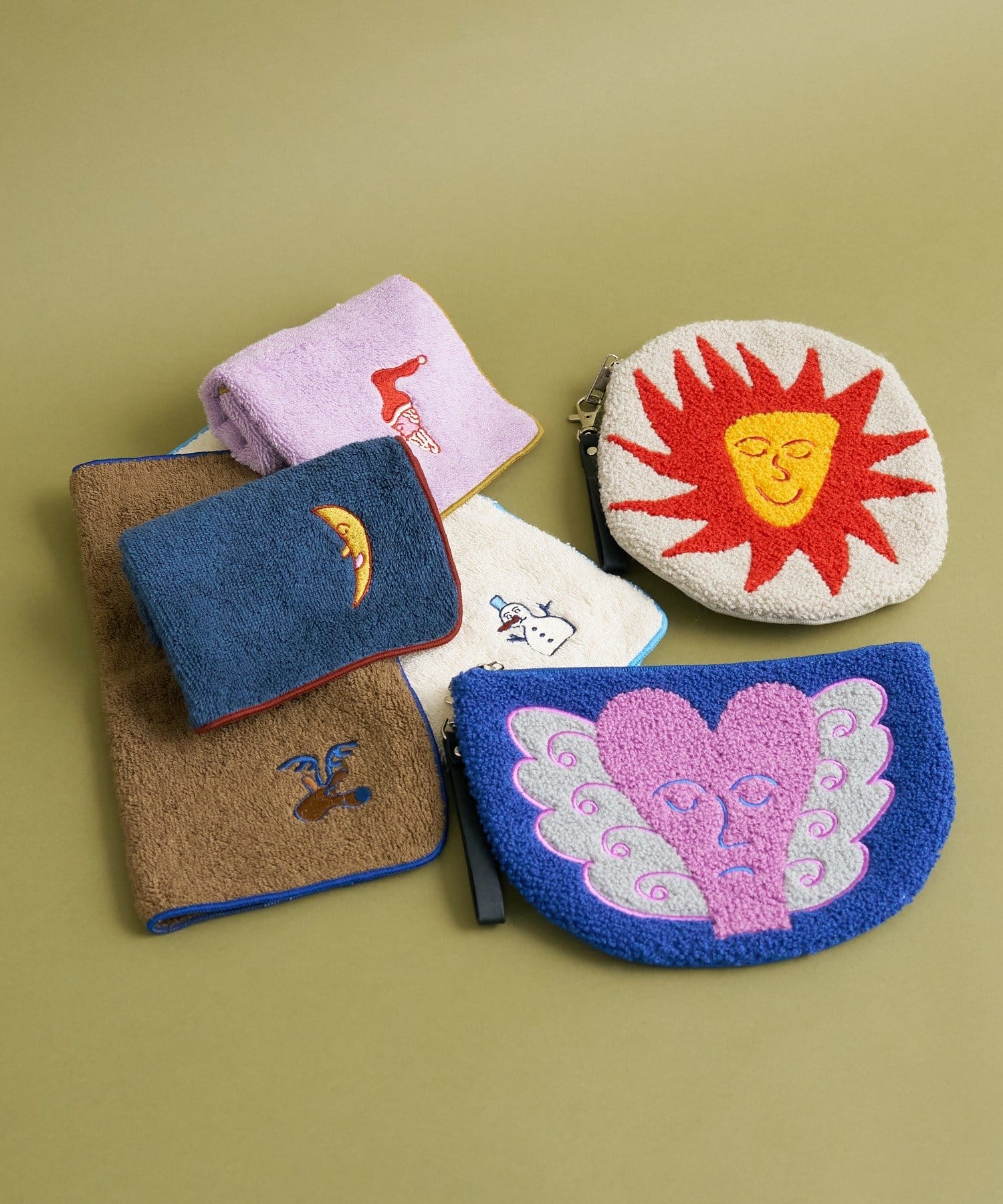 BIRTHDAY BAR(バースデイバー) norahi x BIRTHDAY BAR  刺繍タオルハンカチ