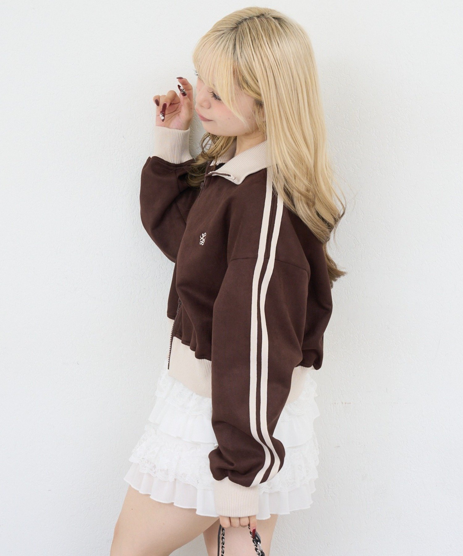 NICE CLAUP / OLIVE des OLIVE OUTLET(ナイスクラップ  / オリーブ デ オリーブ アウトレット) 【ANOTHER BRANCH】セットアップ可能ショートトラックブルゾン