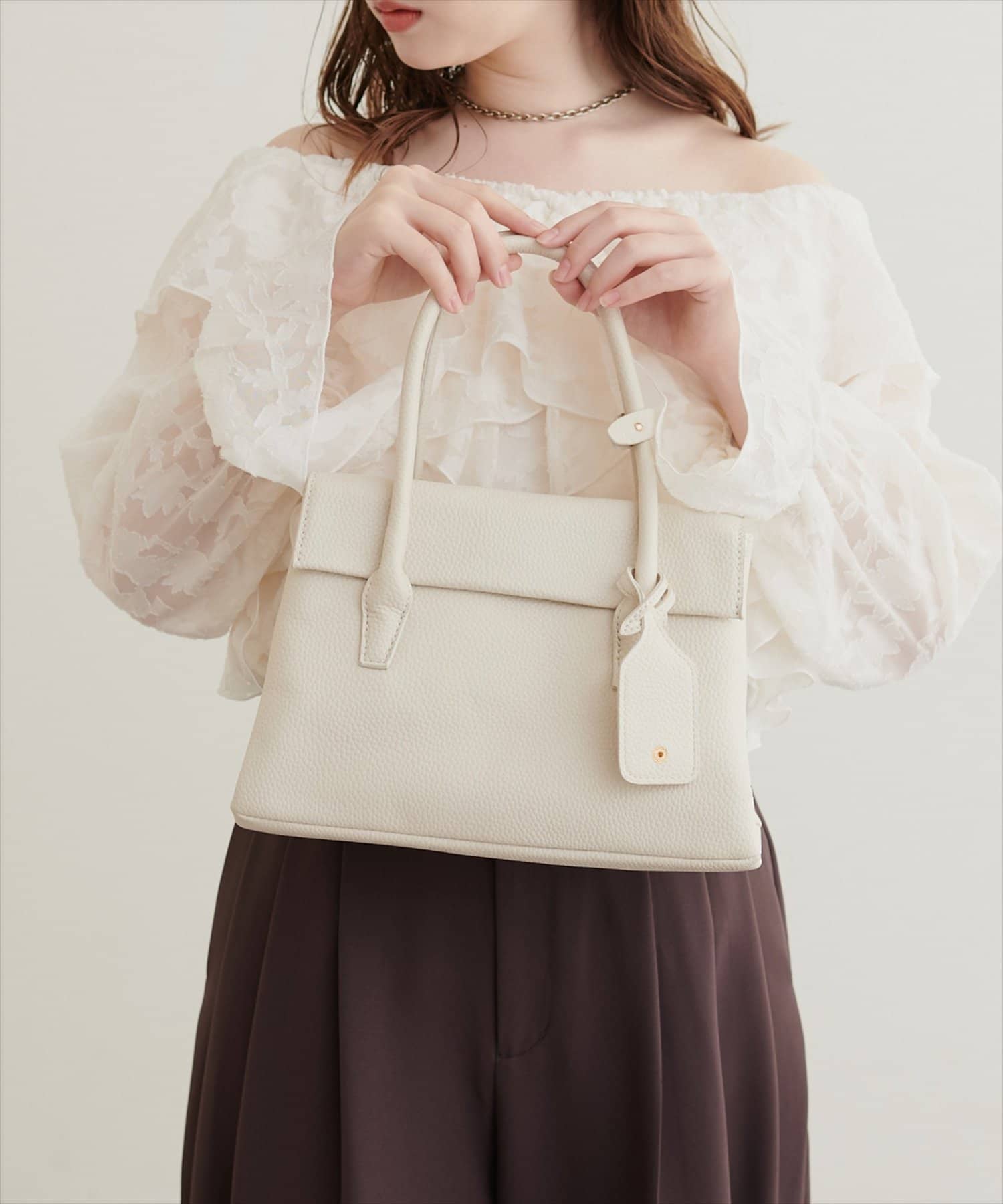 natural couture(ナチュラルクチュール) 3ポケット２WAYBAG