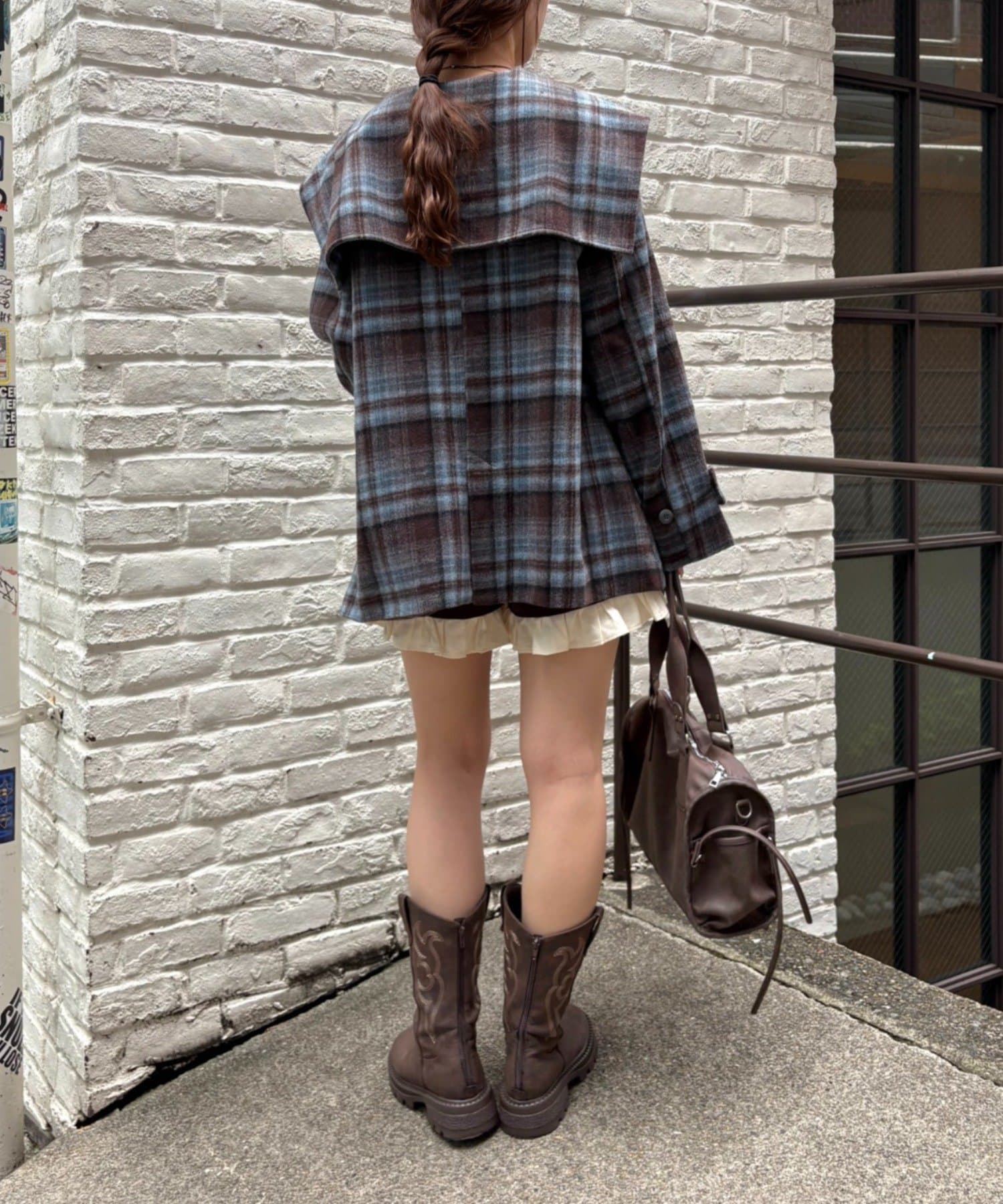 w closet(ダブルクローゼット) BIGカラーダッフルコート