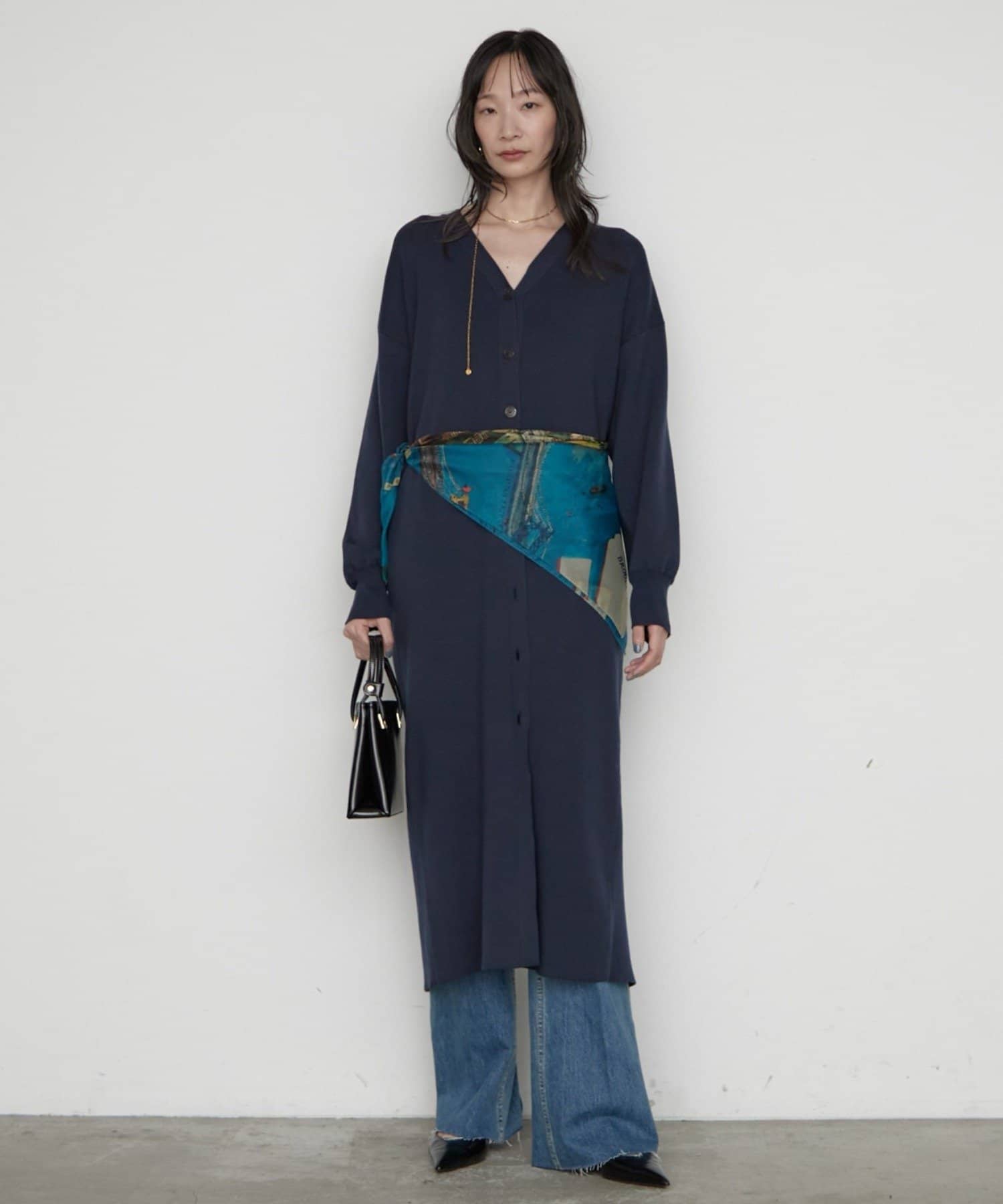 LOUNGEDRESS(ラウンジドレス) ロングカーデワンピース