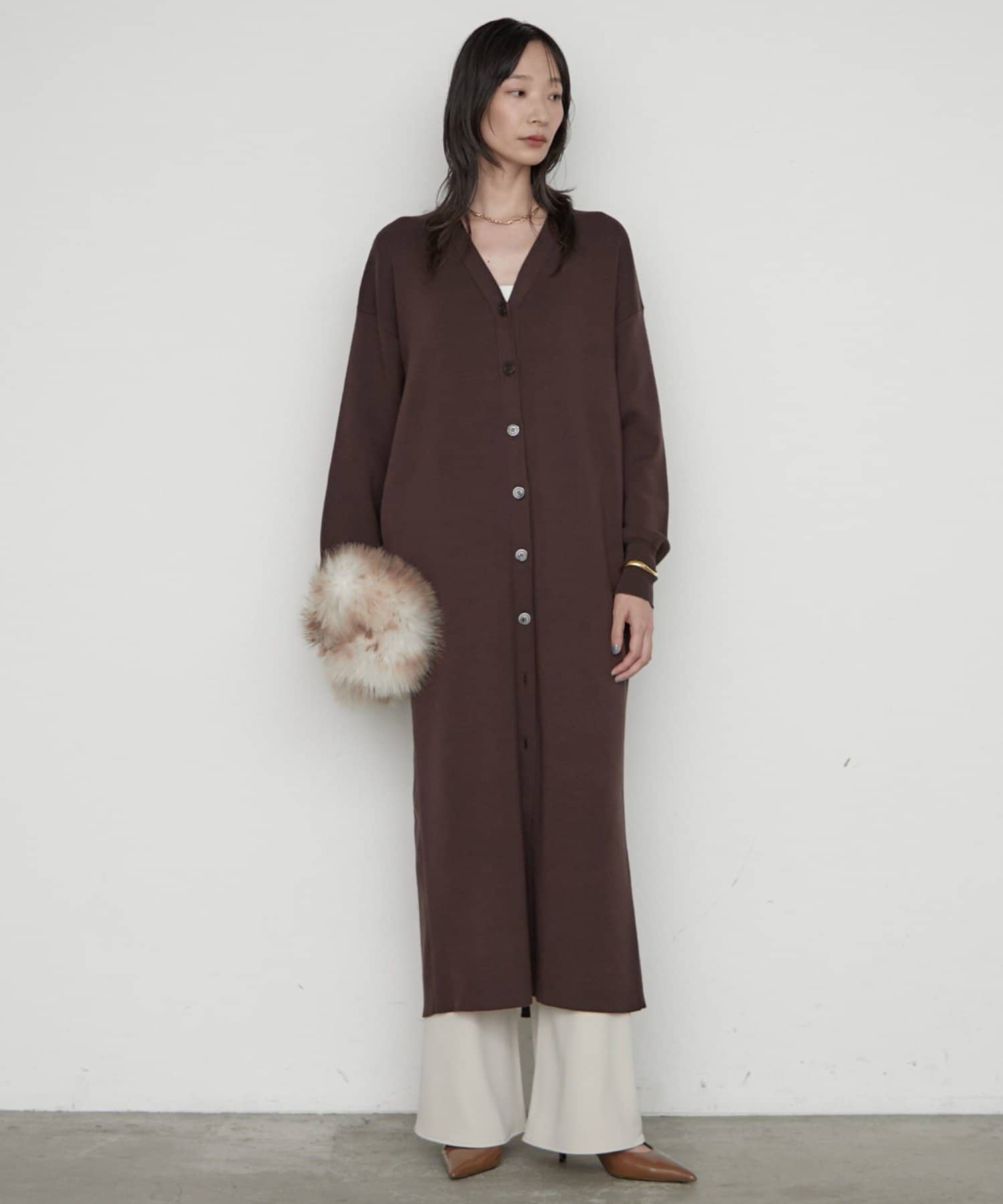 LOUNGEDRESS(ラウンジドレス) ロングカーデワンピース