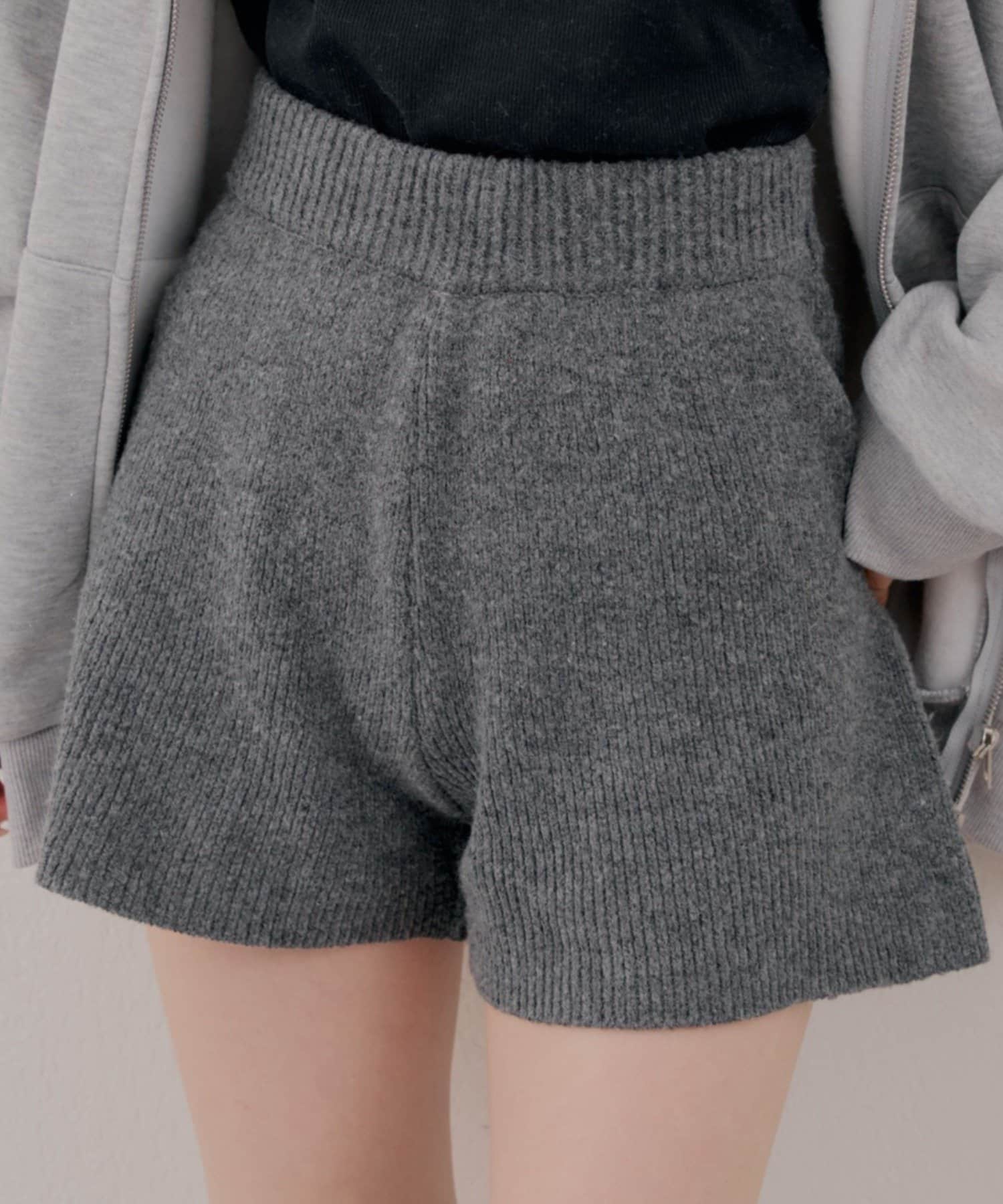 NICE CLAUP / OLIVE des OLIVE OUTLET(ナイスクラップ  / オリーブ デ オリーブ アウトレット) 【continuer】 ニットショートパンツ