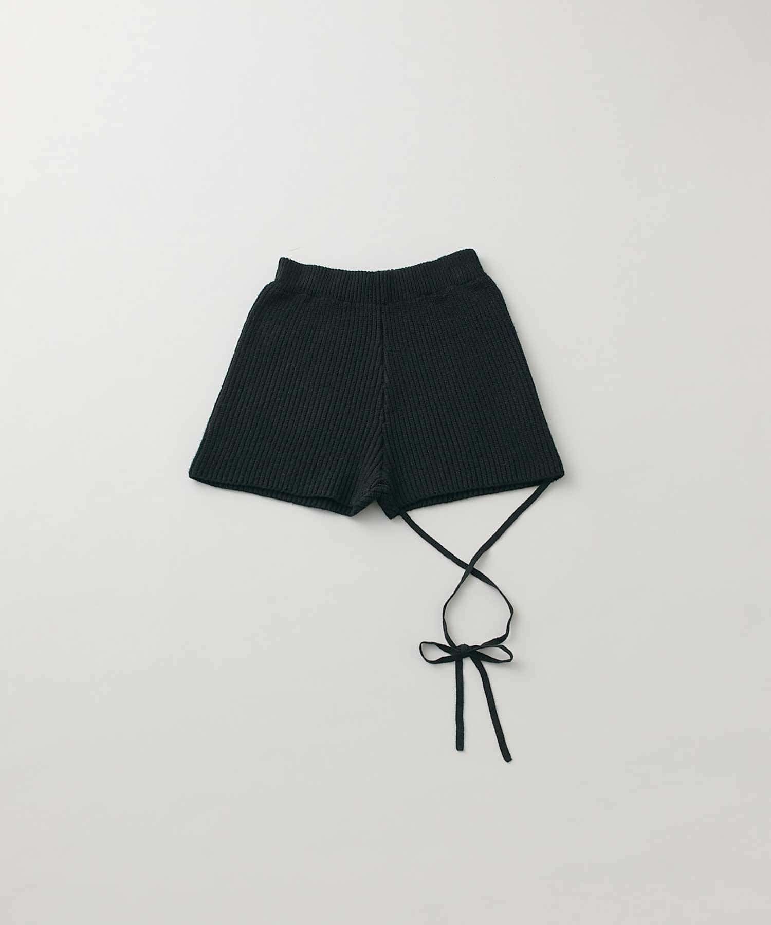 Belle Charme(ベルシャルム) Cross Ribbon Knit Pants