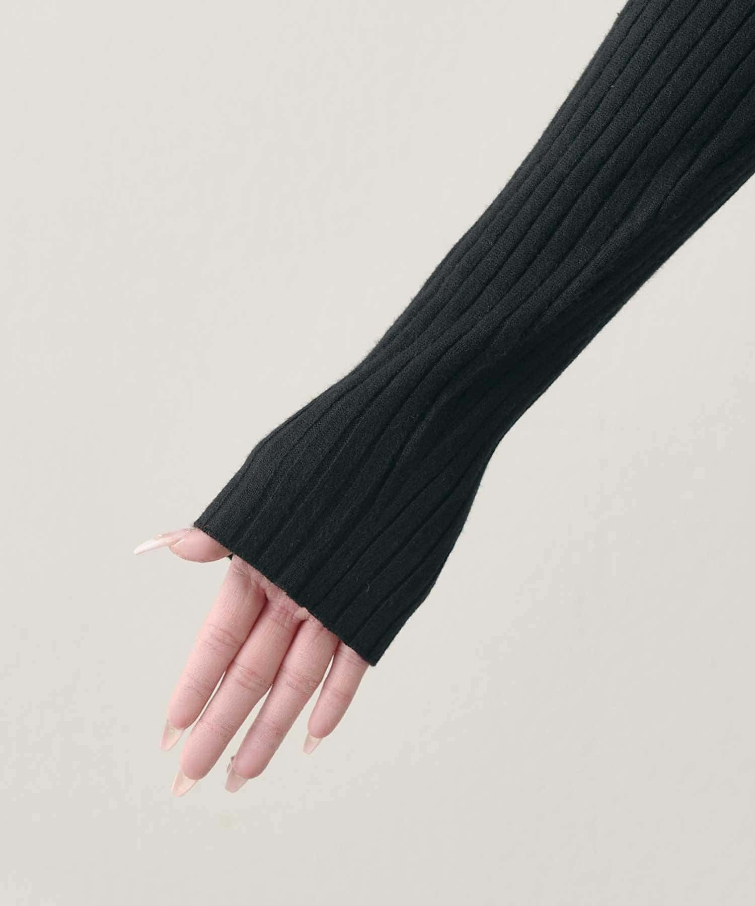 Belle Charme(ベルシャルム) Bijou Logo Frill Knit