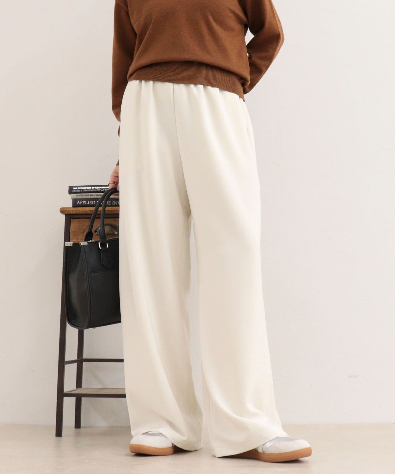 FREDY & GLOSTER(フレディ アンド グロスター) 【リピーター続出！/4サイズ展開】とろみWarmストレートイージーパンツ