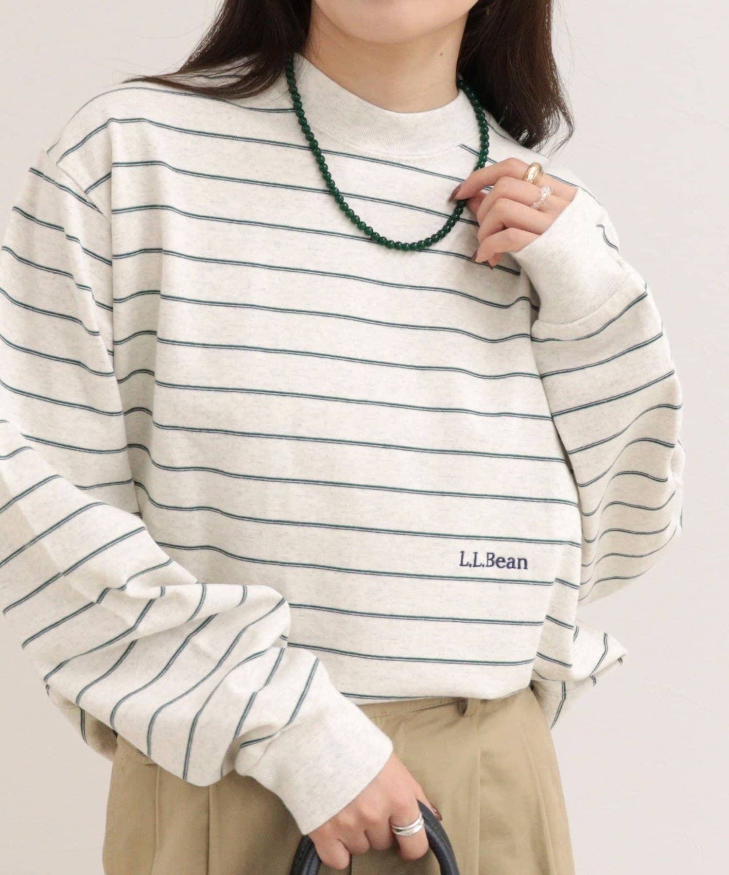 FREDY & GLOSTER(フレディ アンド グロスター) 【L.L.Bean】Union Long-Sleeve Stripe Tee