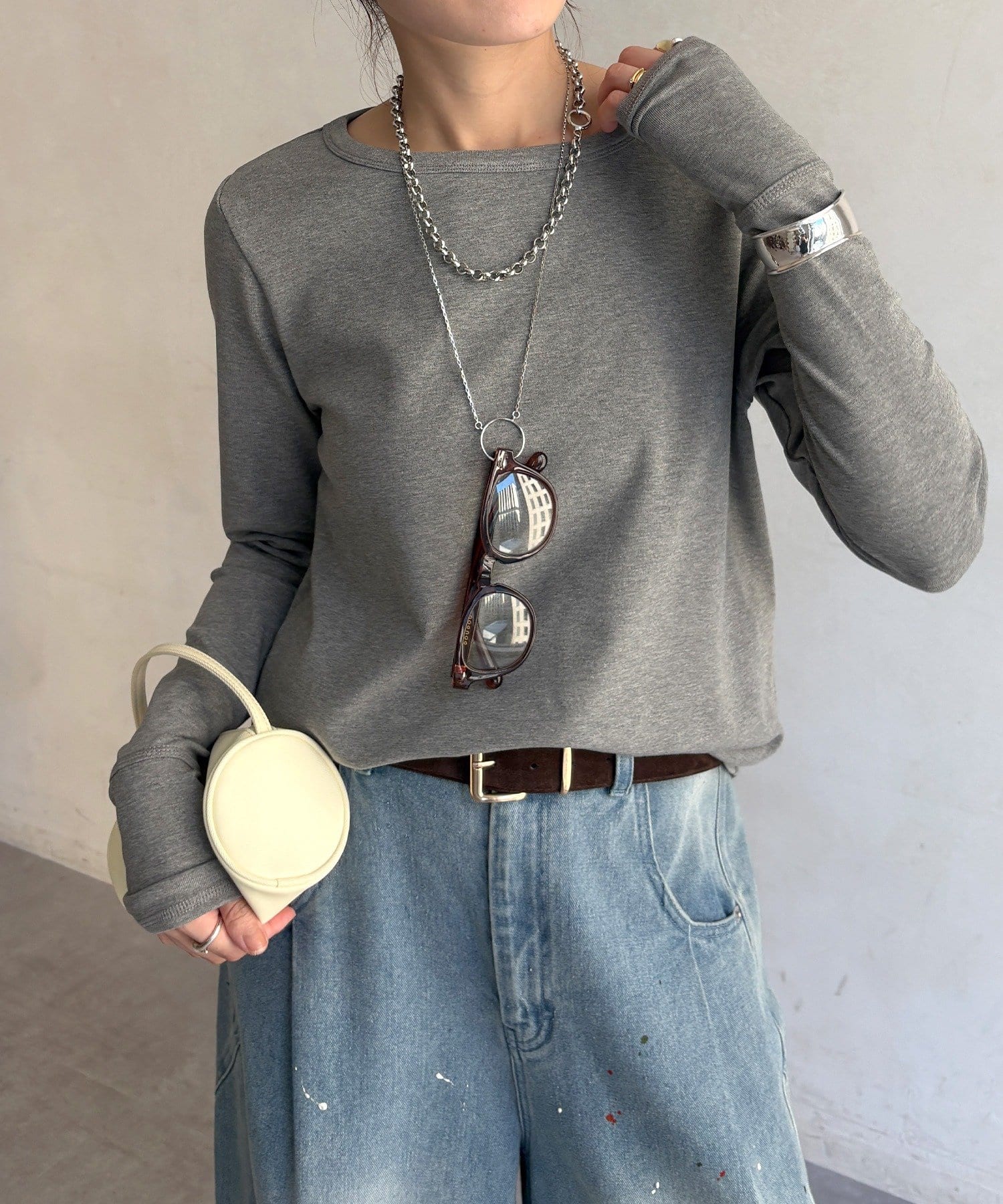 DOUDOU(ドゥドゥ) ウォームロンTEE