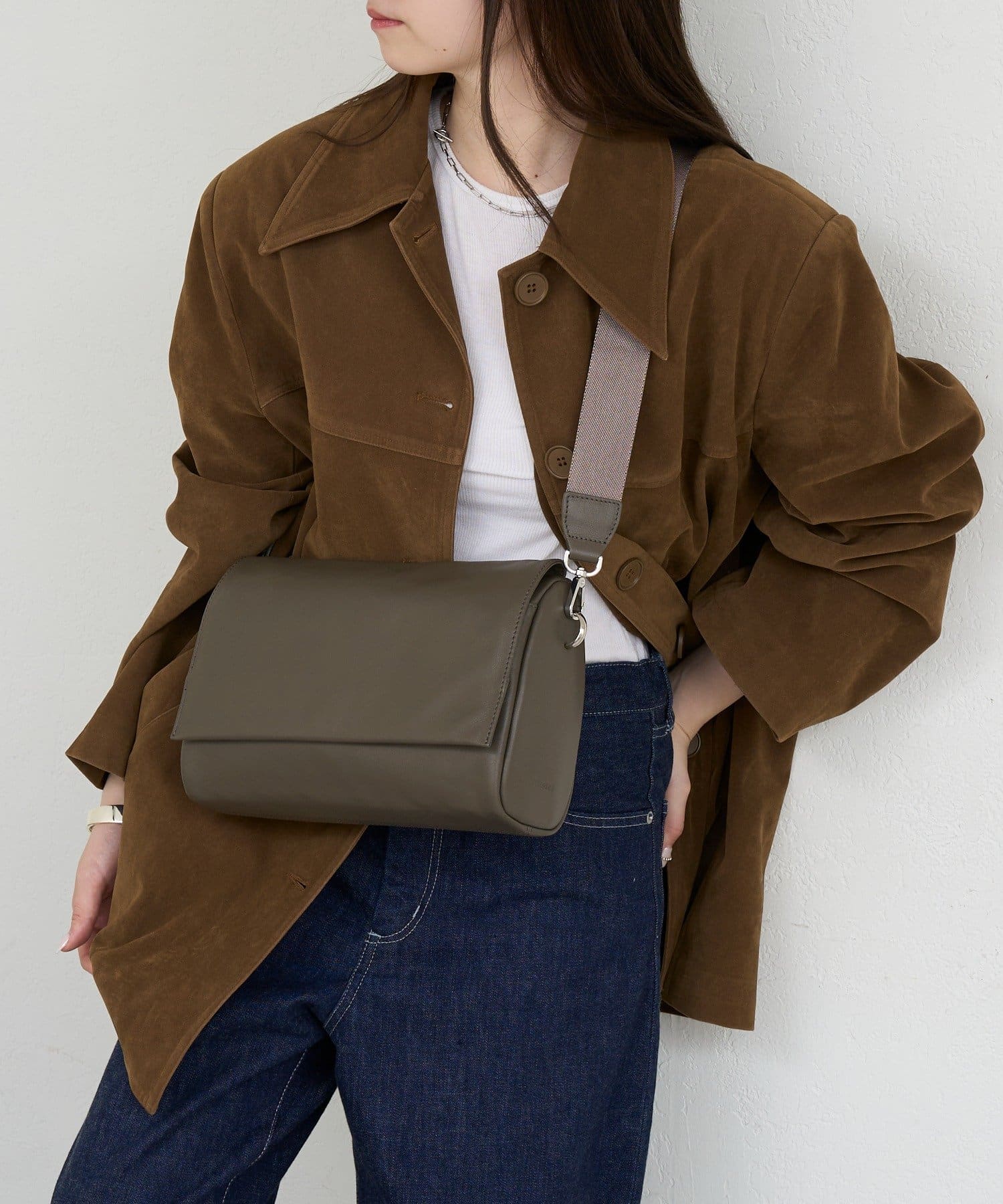 russet(ラシット) フラップデザイン 2WAYショルダーバッグ