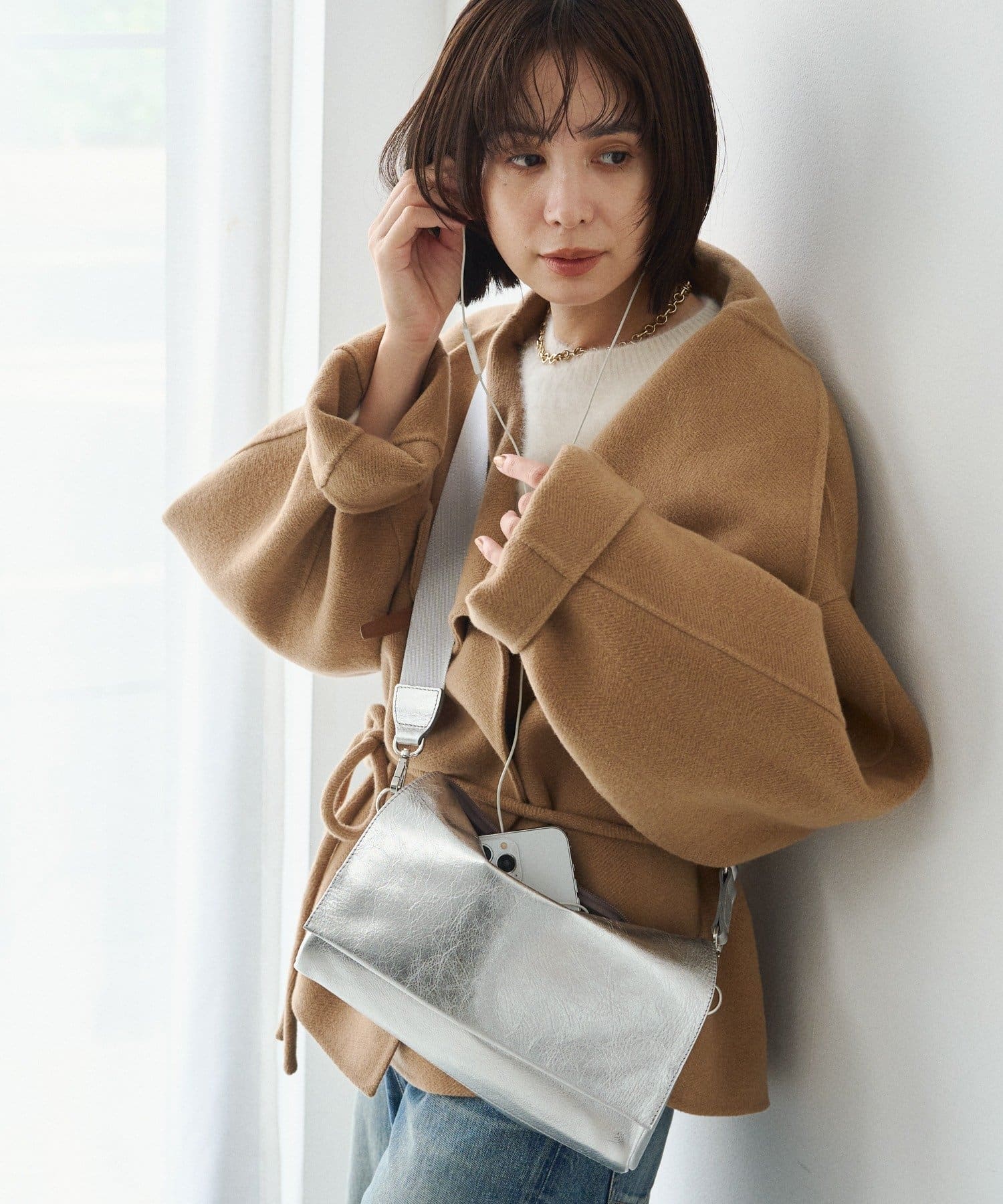 russet(ラシット) フラップデザイン 2WAYショルダーバッグ
