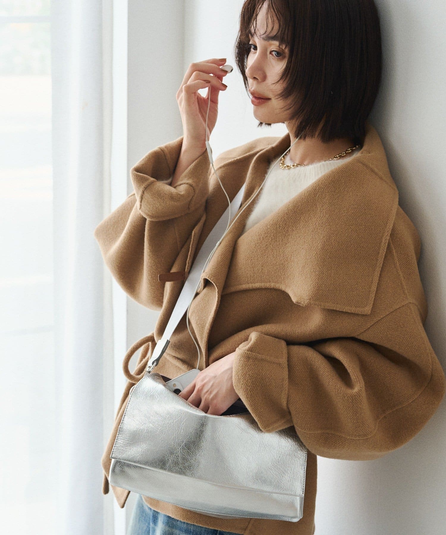 russet(ラシット) フラップデザイン 2WAYショルダーバッグ