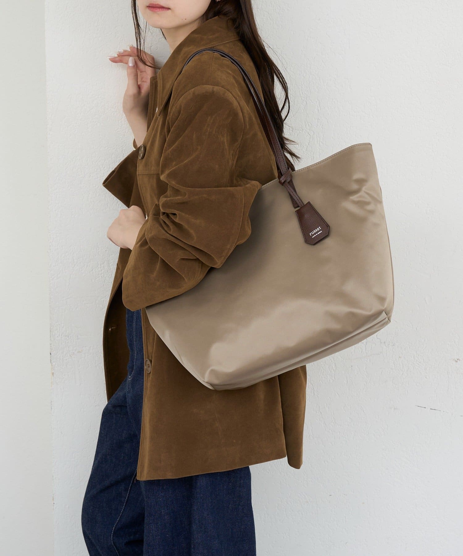 russet(ラシット) 《WEB限定》クラウズナイロン シンプルトートバッグ