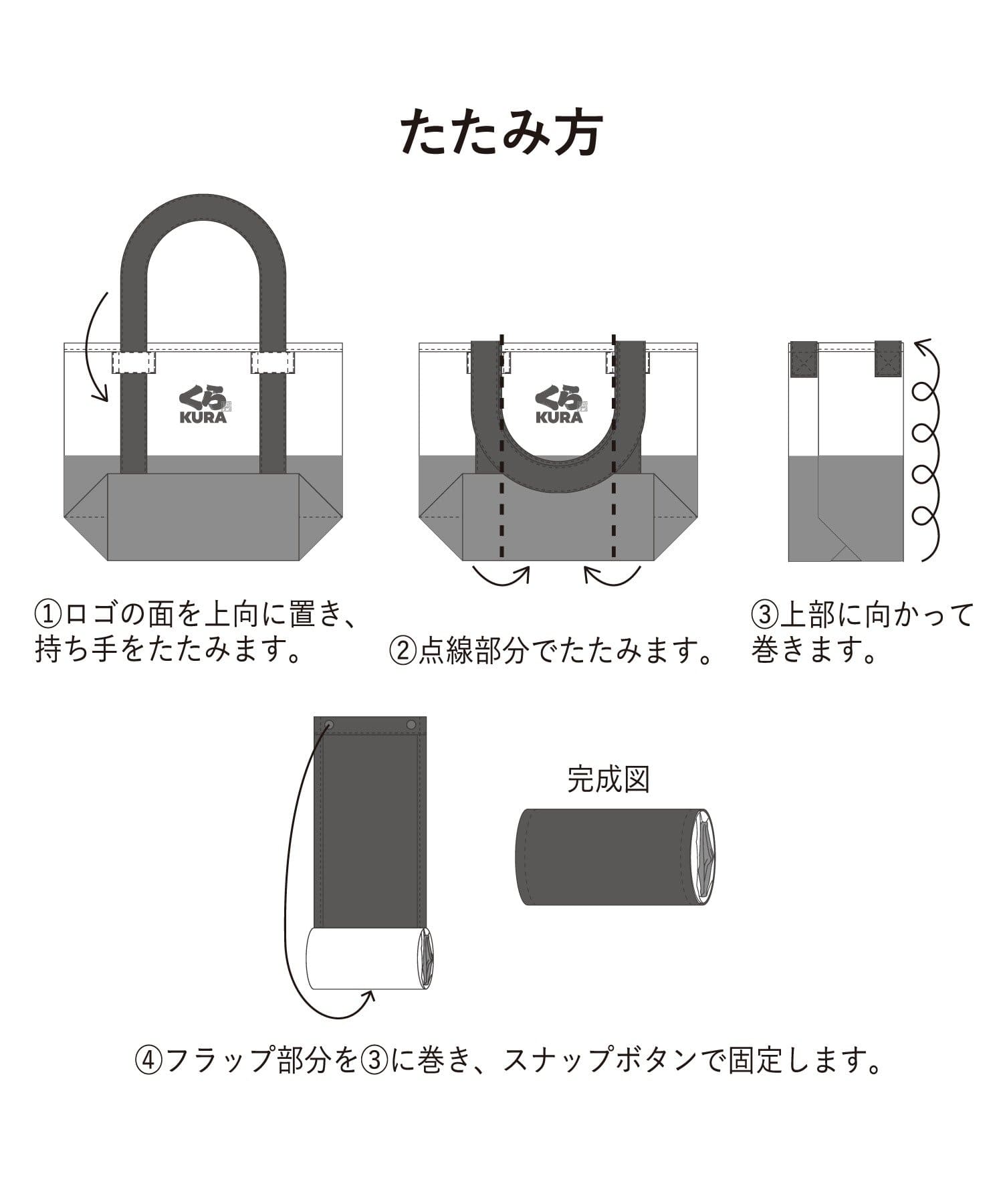 3COINS(スリーコインズ) 持ち帰りエコバッグ：M／くら寿司