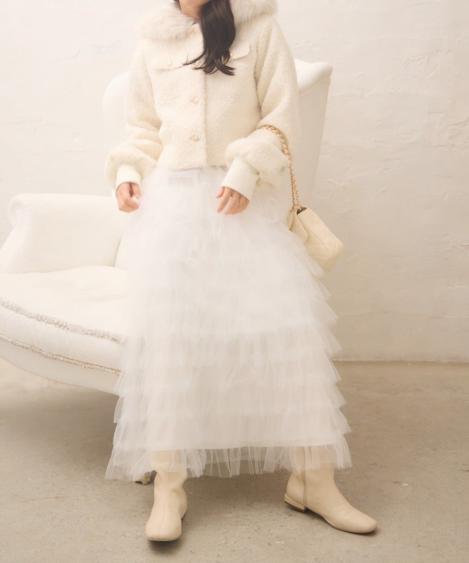 NICE CLAUP / OLIVE des OLIVE OUTLET(ナイスクラップ  / オリーブ デ オリーブ アウトレット) 【Seemi.】フードファージャケット