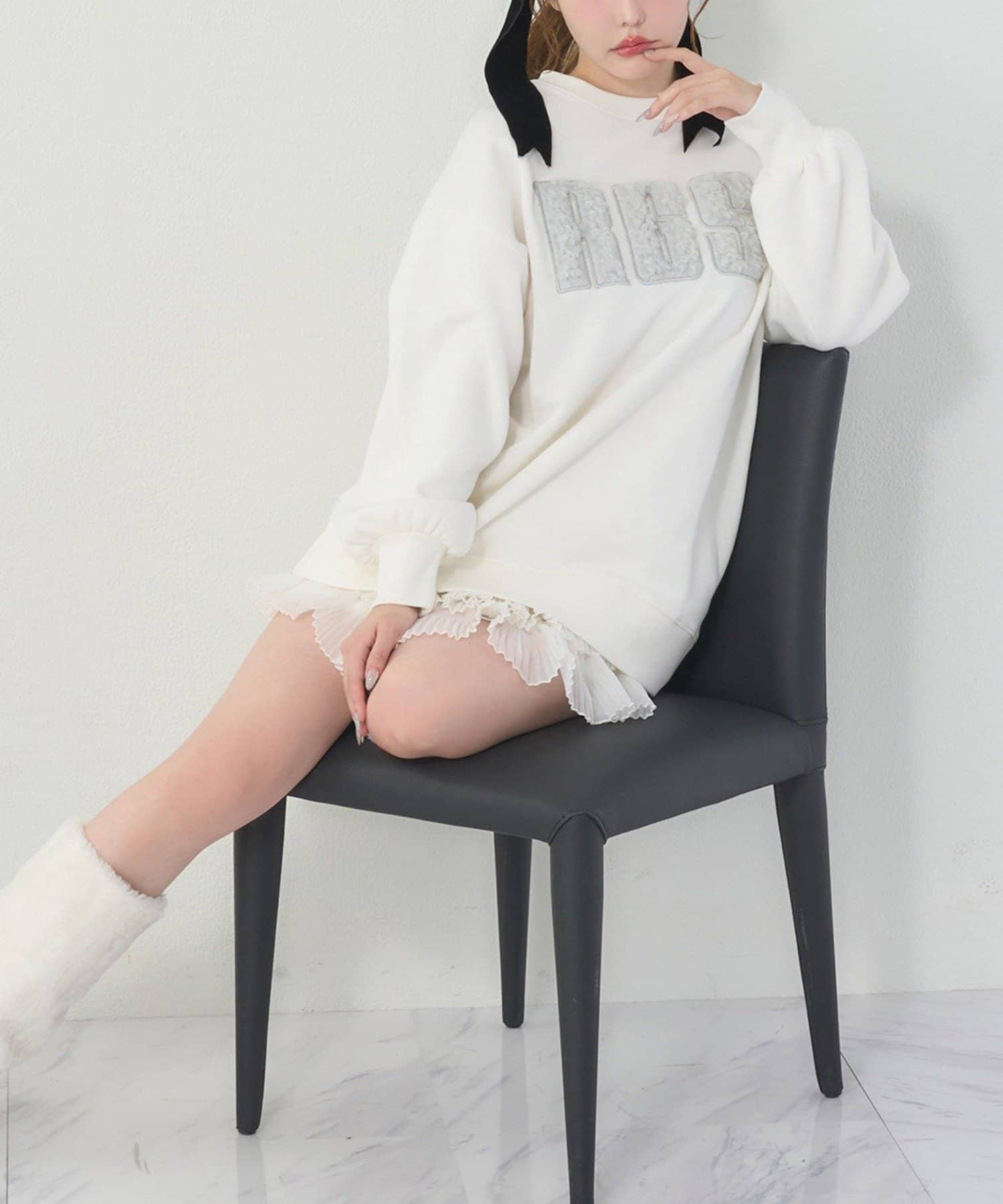 NICE CLAUP / OLIVE des OLIVE OUTLET(ナイスクラップ  / オリーブ デ オリーブ アウトレット) 【one after another 】スウェット