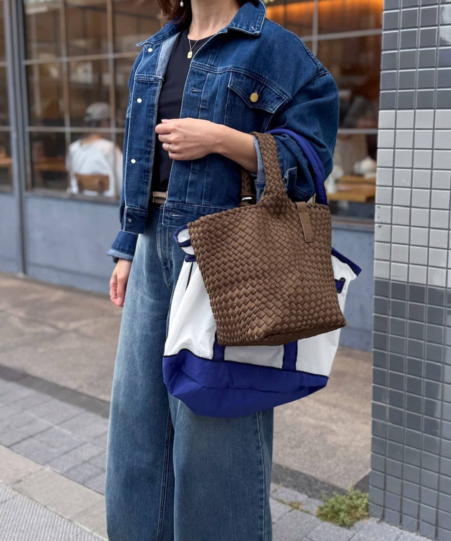 NOLLEY'S(ノーリーズ) メッシュ2wayワンハンドルバッグ