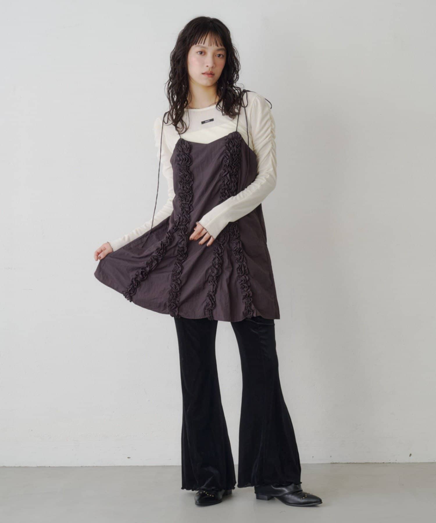 Kastane(カスタネ) 【9.19(土)0:00発売】ホイップキャミチュニック