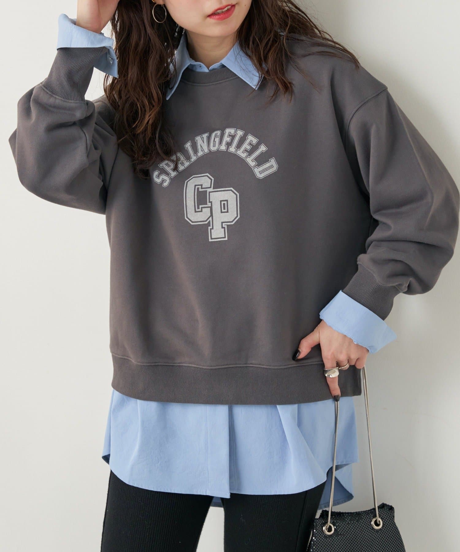 natural couture】SPRING FIELD裏毛トップス | NICE CLAUP