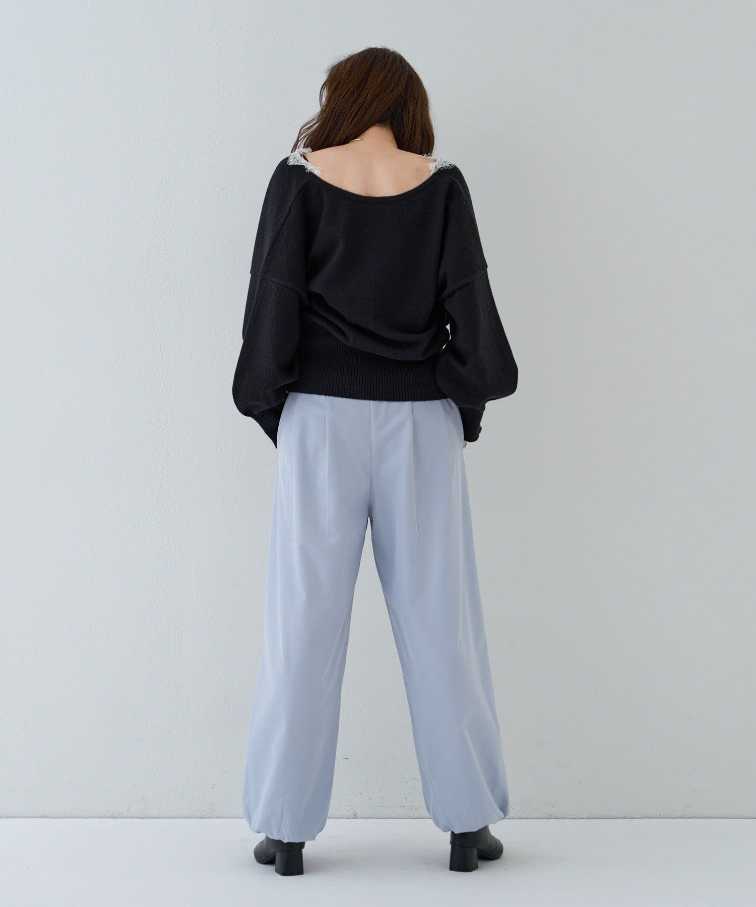 Omekashi(オメカシ) ≪YASUE推しアイテム≫レースカシュクールニット