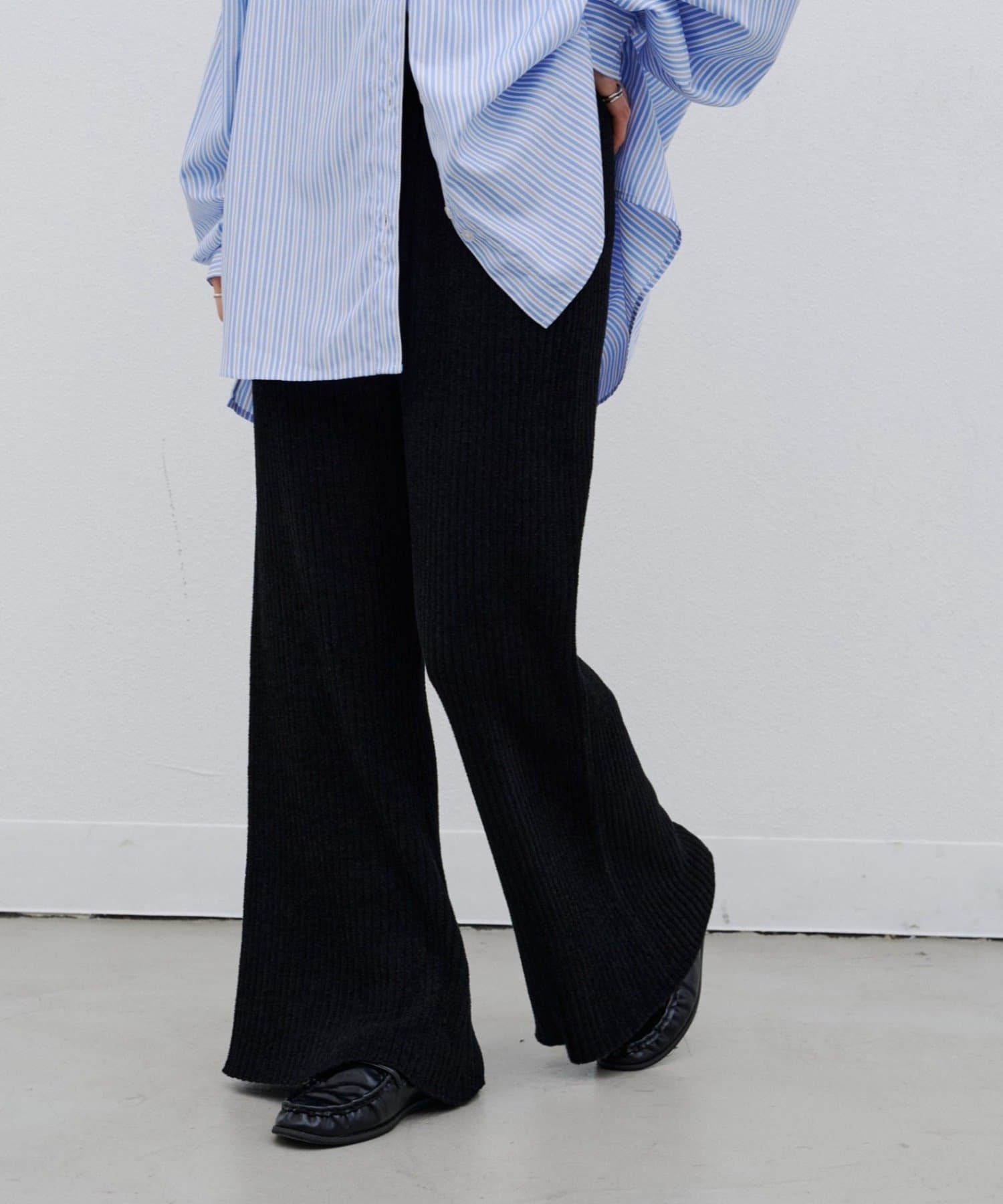 CIAOPANIC TYPY(チャオパニックティピー) ∴【XS～XL展開】モールニットフレアパンツ