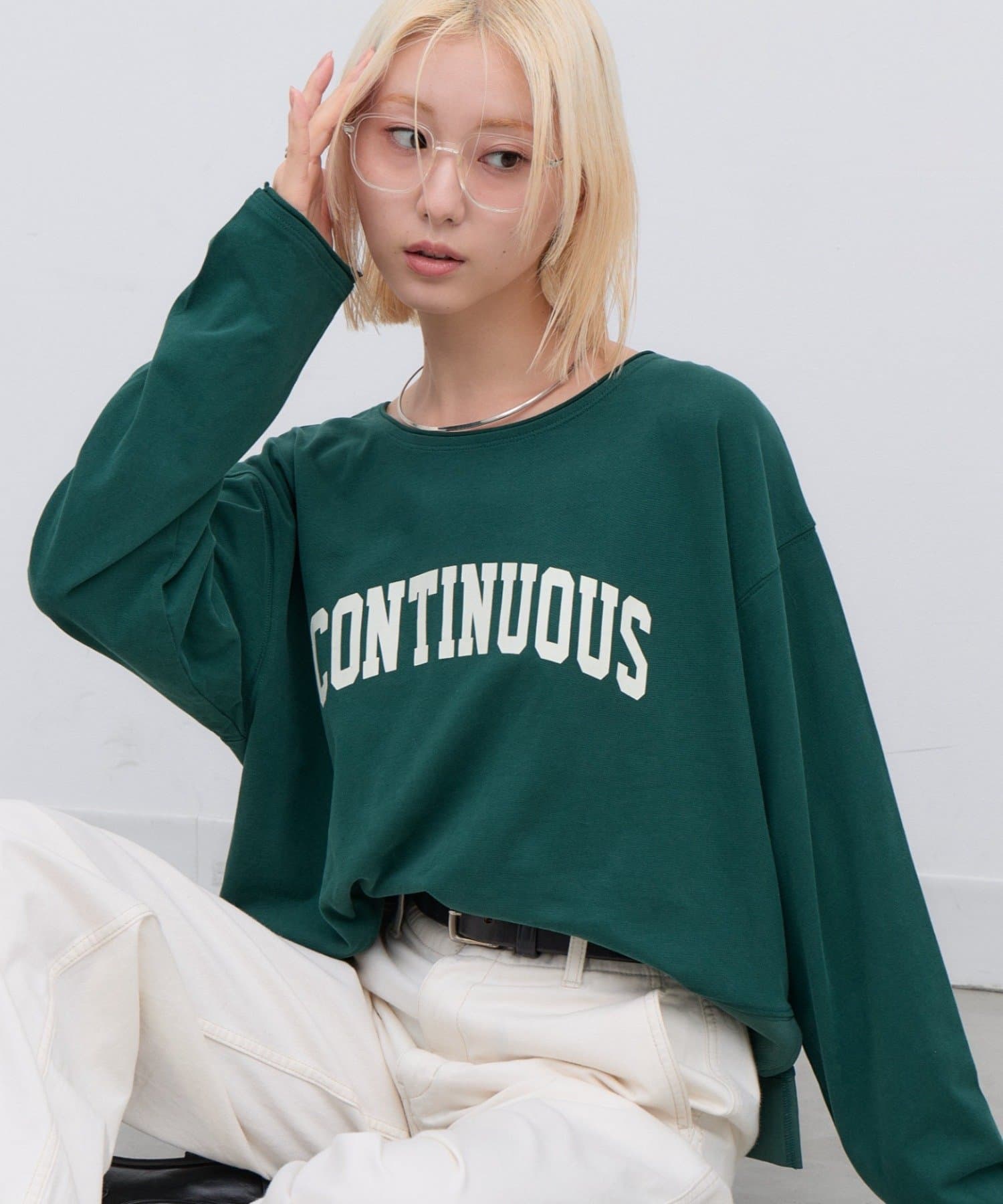 CIAOPANIC TYPY(チャオパニックティピー) ∴ふんわりタッチカレッジロゴTee