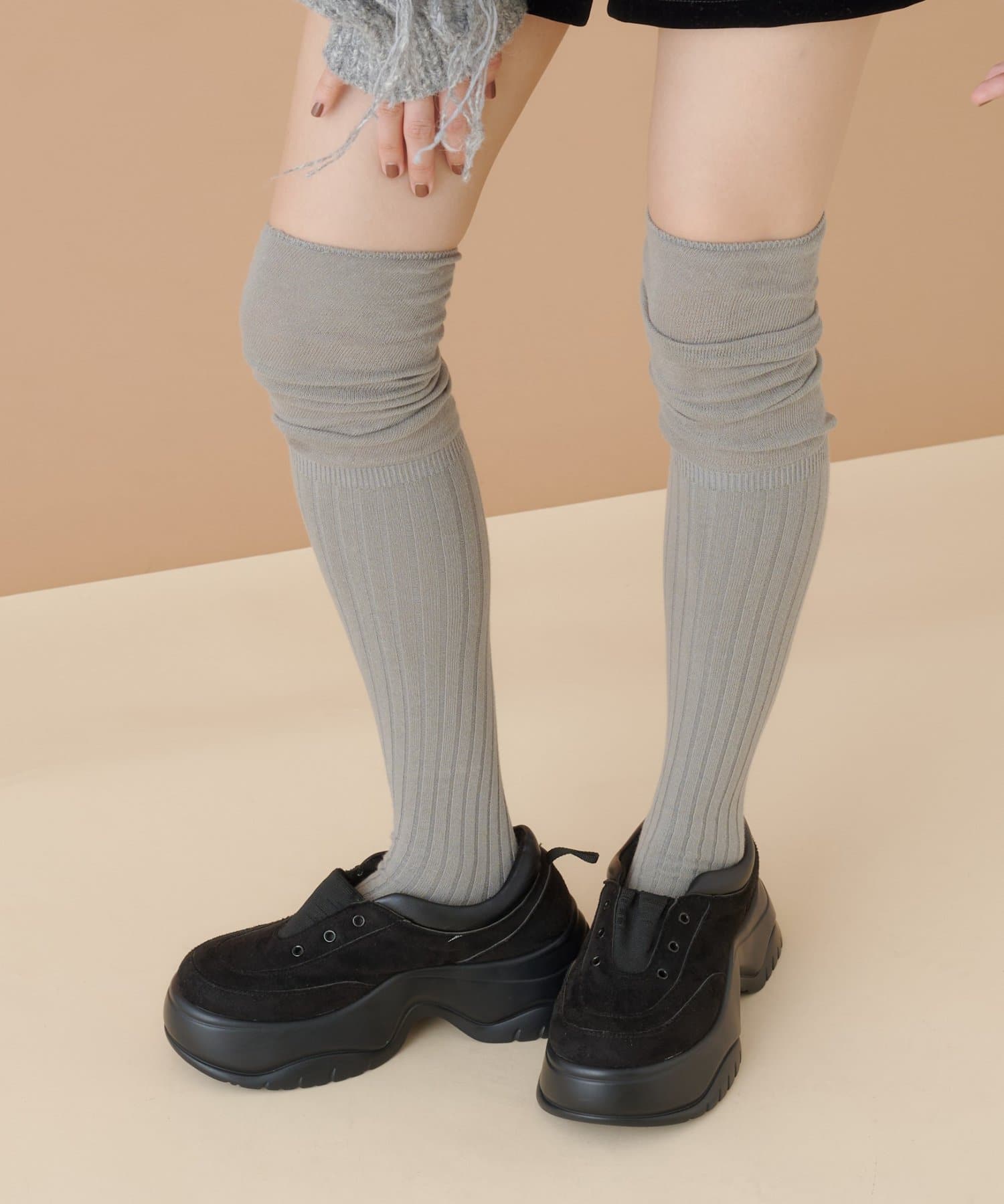 Kastane(カスタネ) 【10.3(土)12:00発売】2WAYハイソックス