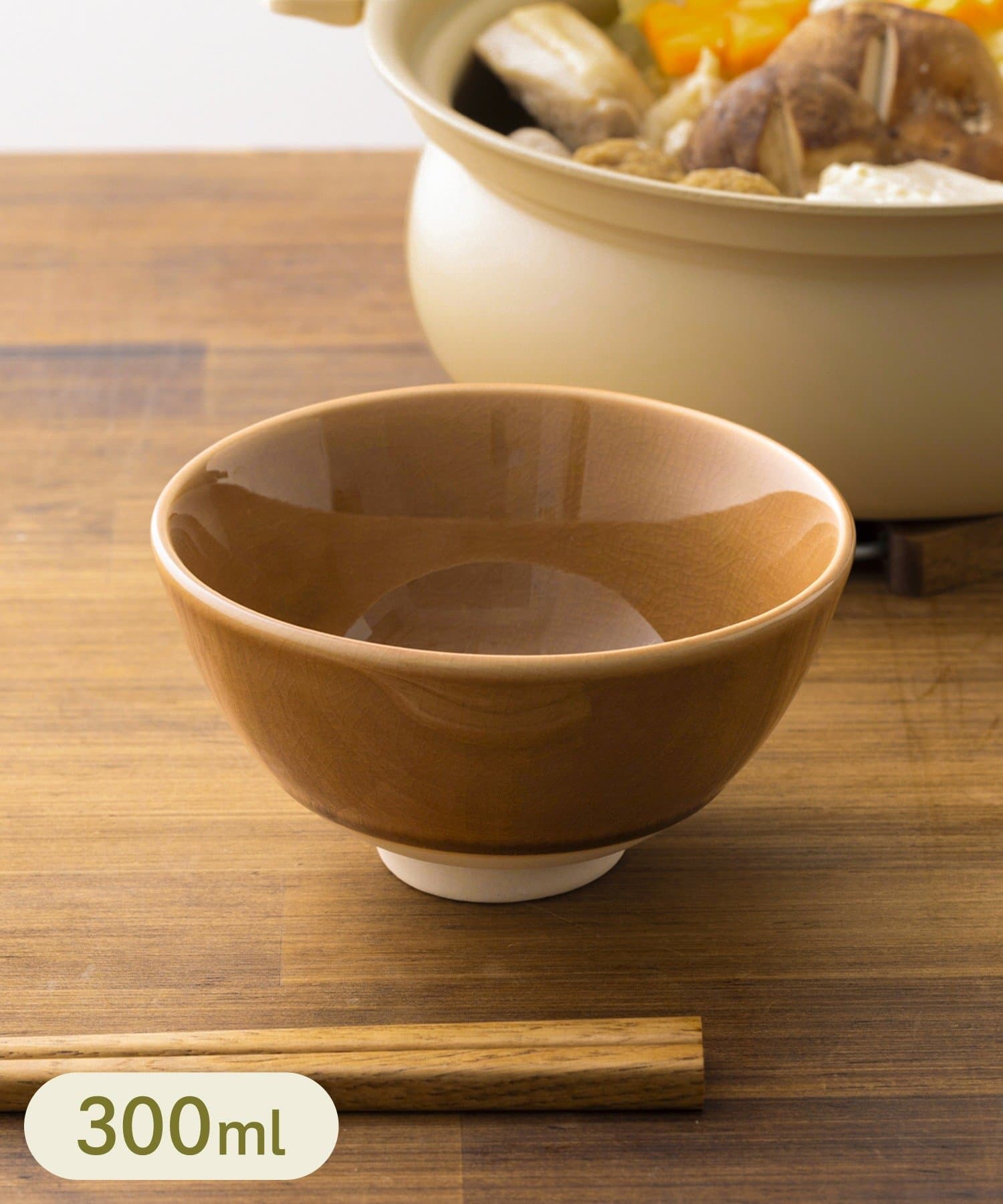 3COINS(スリーコインズ) 茶碗：300ml