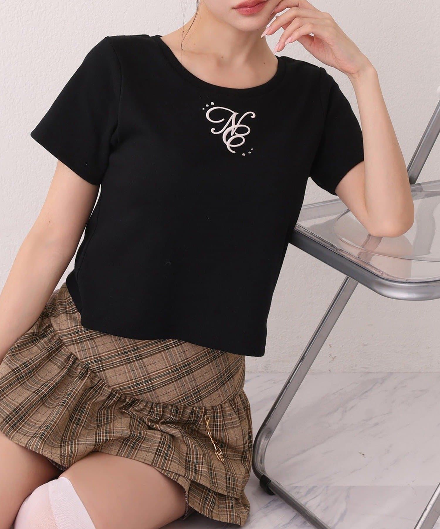 NICE CLAUP / OLIVE des OLIVE OUTLET(ナイスクラップ  / オリーブ デ オリーブ アウトレット) 【one after another】ワンポイントロゴTee