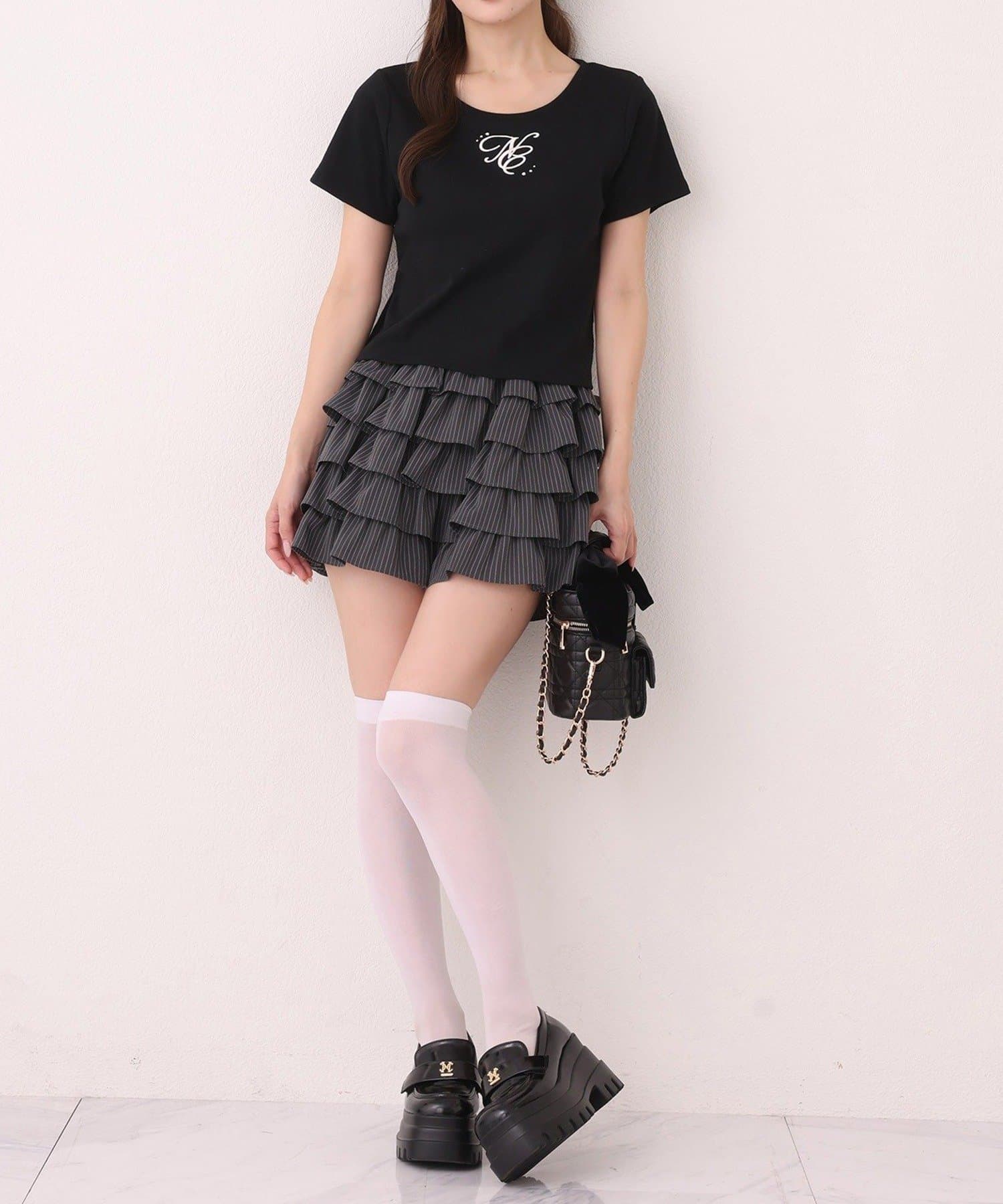NICE CLAUP / OLIVE des OLIVE OUTLET(ナイスクラップ  / オリーブ デ オリーブ アウトレット) 【one after another】ワンポイントロゴTee