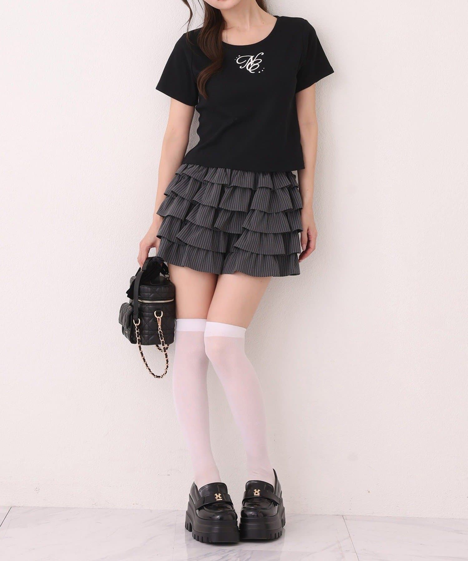 NICE CLAUP / OLIVE des OLIVE OUTLET(ナイスクラップ  / オリーブ デ オリーブ アウトレット) 【one after another】ワンポイントロゴTee