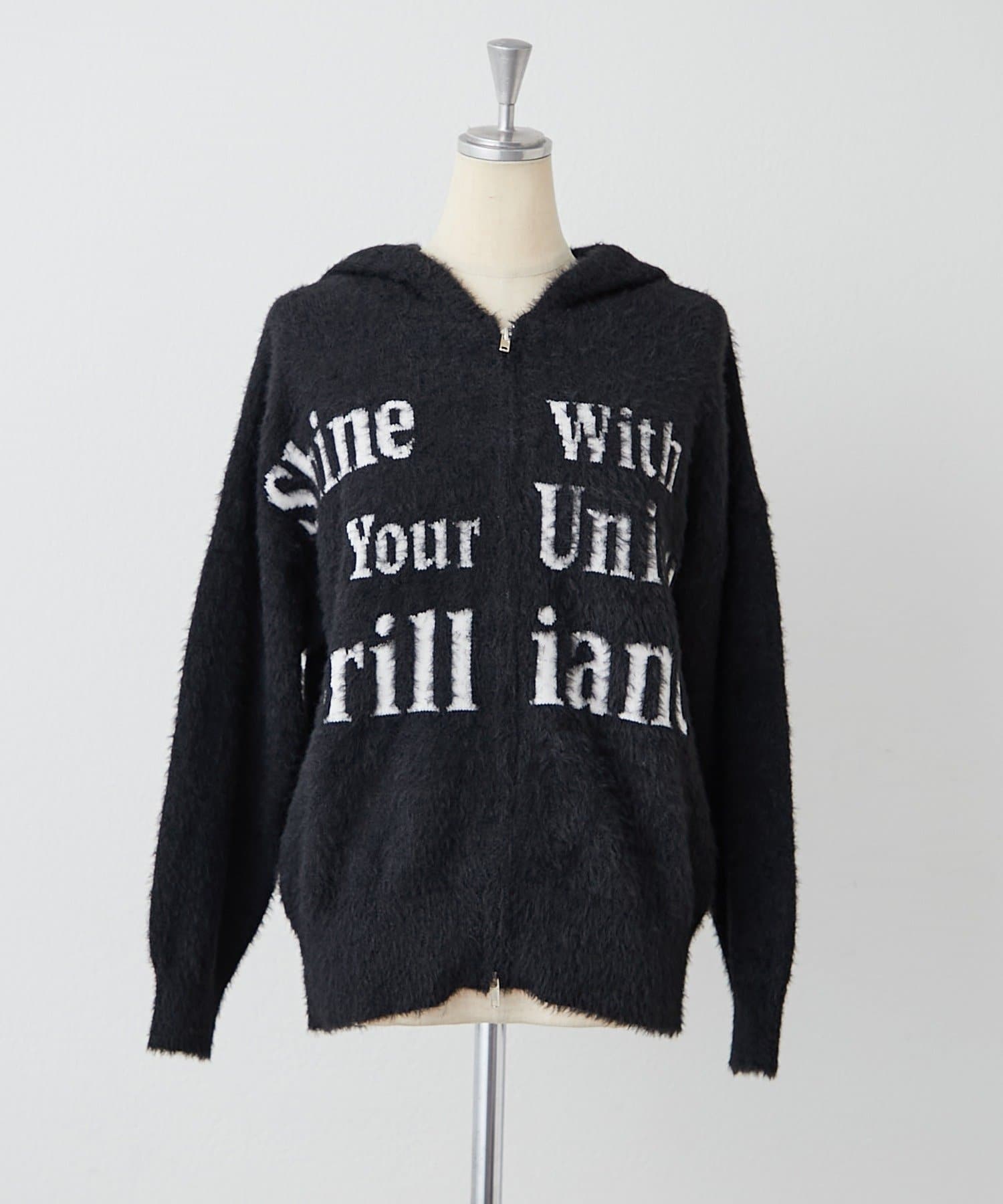 NICE CLAUP / OLIVE des OLIVE OUTLET(ナイスクラップ  / オリーブ デ オリーブ アウトレット) 【ANOTHER BRANCH】ロゴフェザーWZIPパーカー