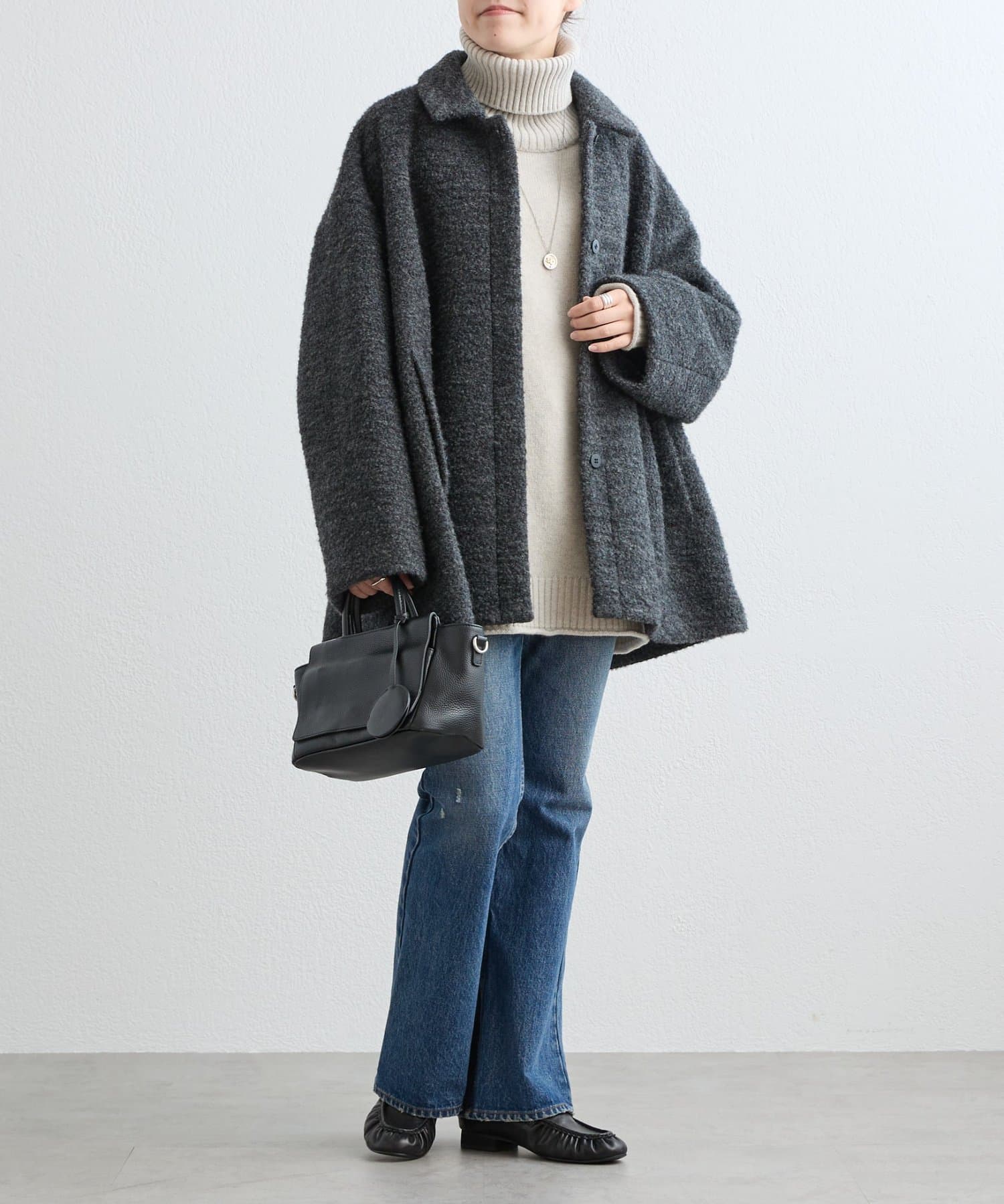 BEARDSLEY(ビアズリー) 《10/14(水)12:00予約開始予定》プードルボンディングフレアーコート