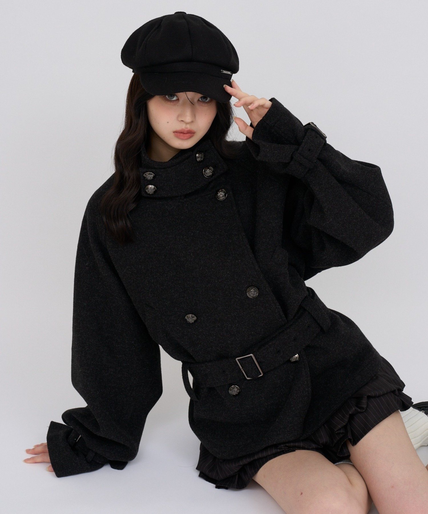 RAY CASSIN(レイカズン) 【10/15(木)販売開始】ウールライクトレンチコート