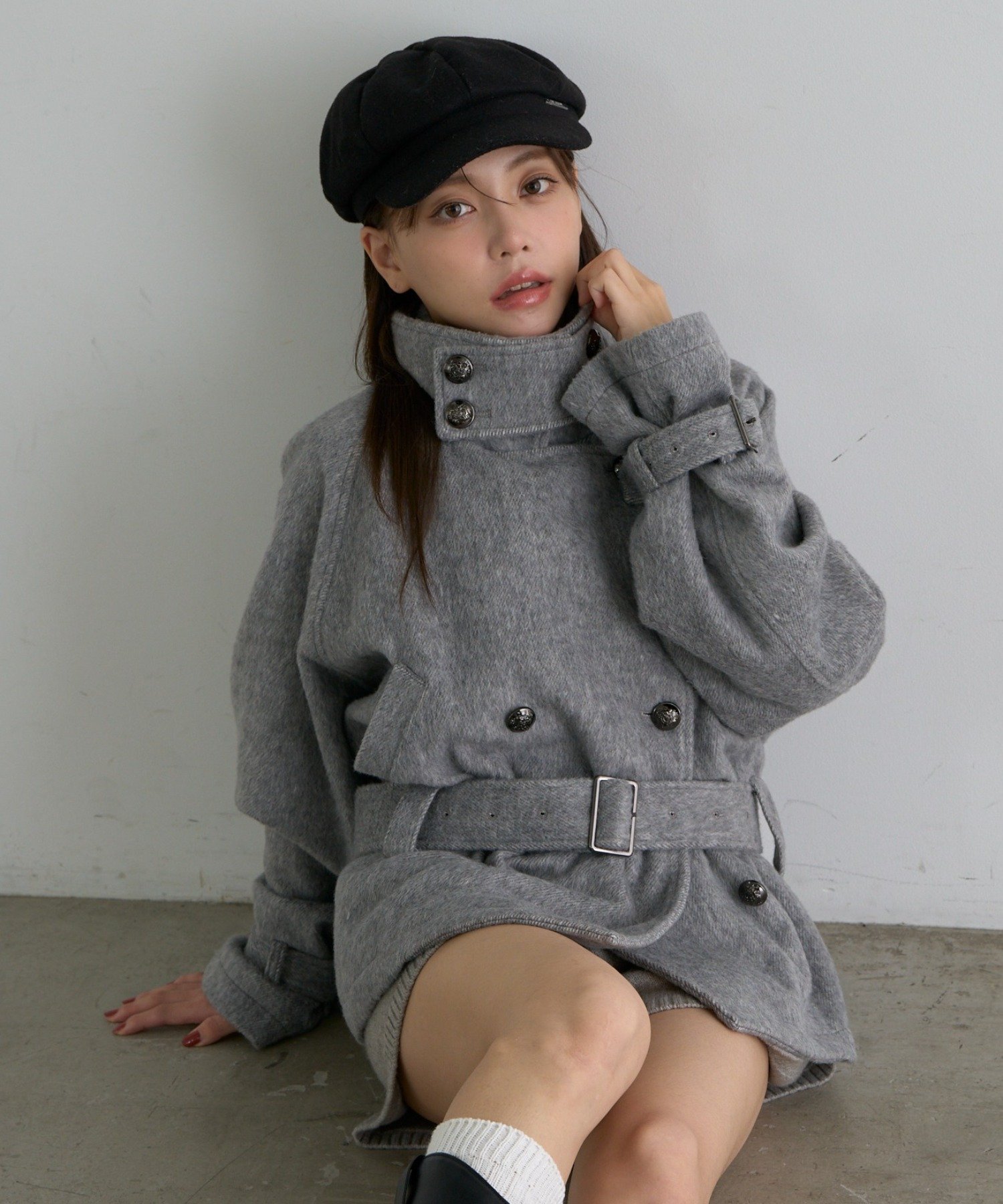 RAY CASSIN(レイカズン) 【10/15(木)販売開始】ウールライクトレンチコート