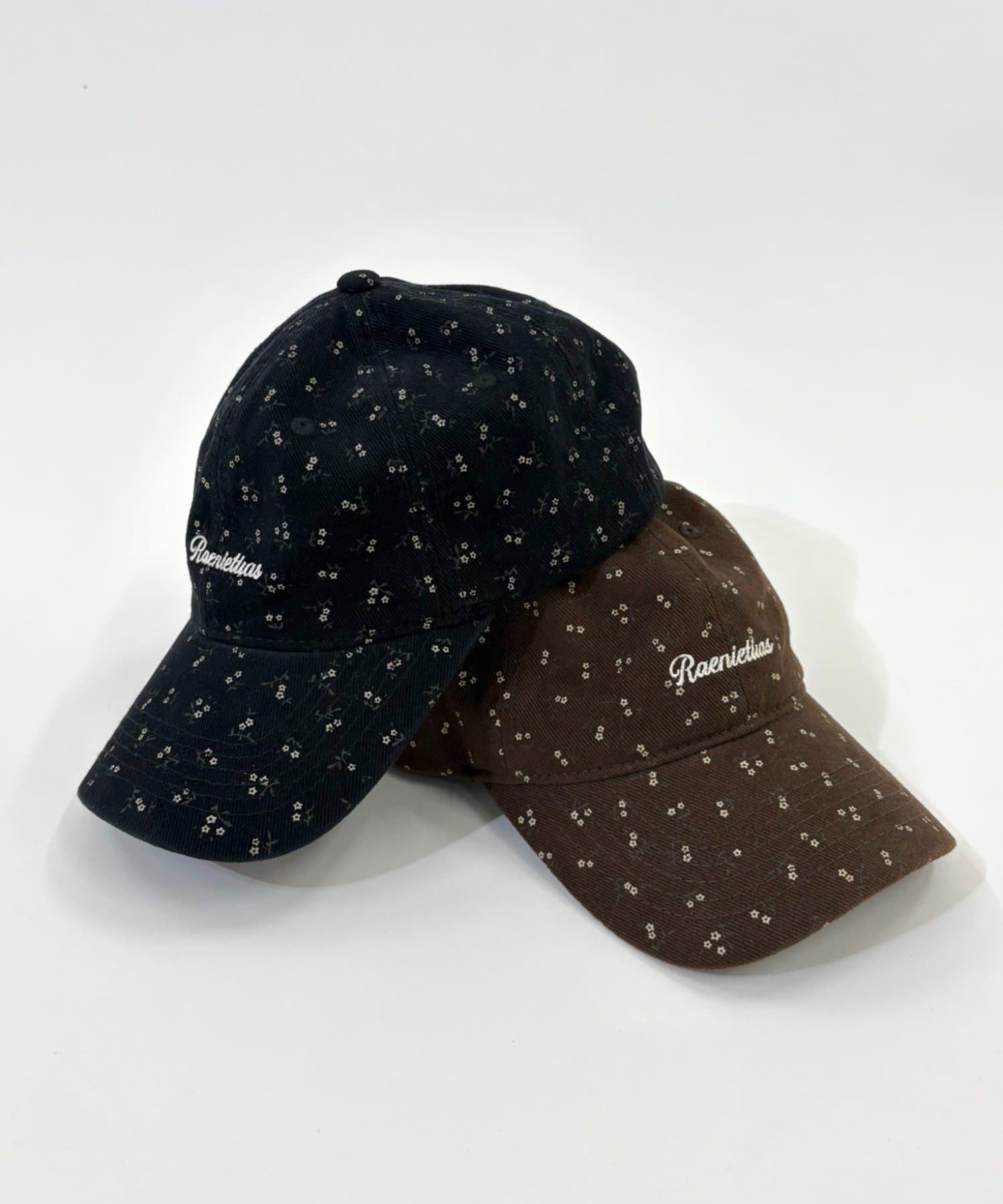 w closet(ダブルクローゼット) フラワー刺繍CAP
