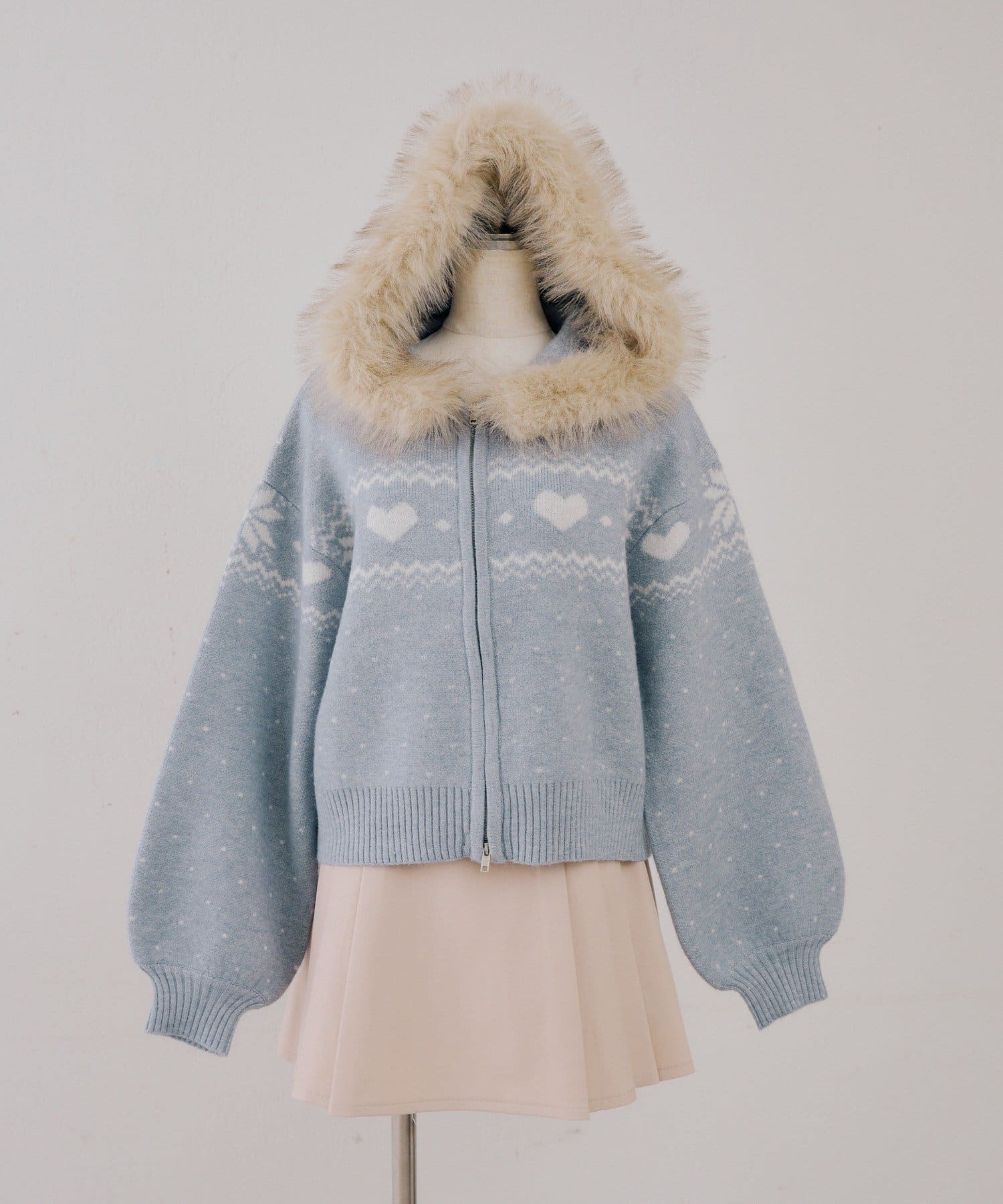 NICE CLAUP / OLIVE des OLIVE OUTLET(ナイスクラップ  / オリーブ デ オリーブ アウトレット) 【continuer】冬の韓国っぽカジュアルはこれで決まり、ノルディックパーカー
