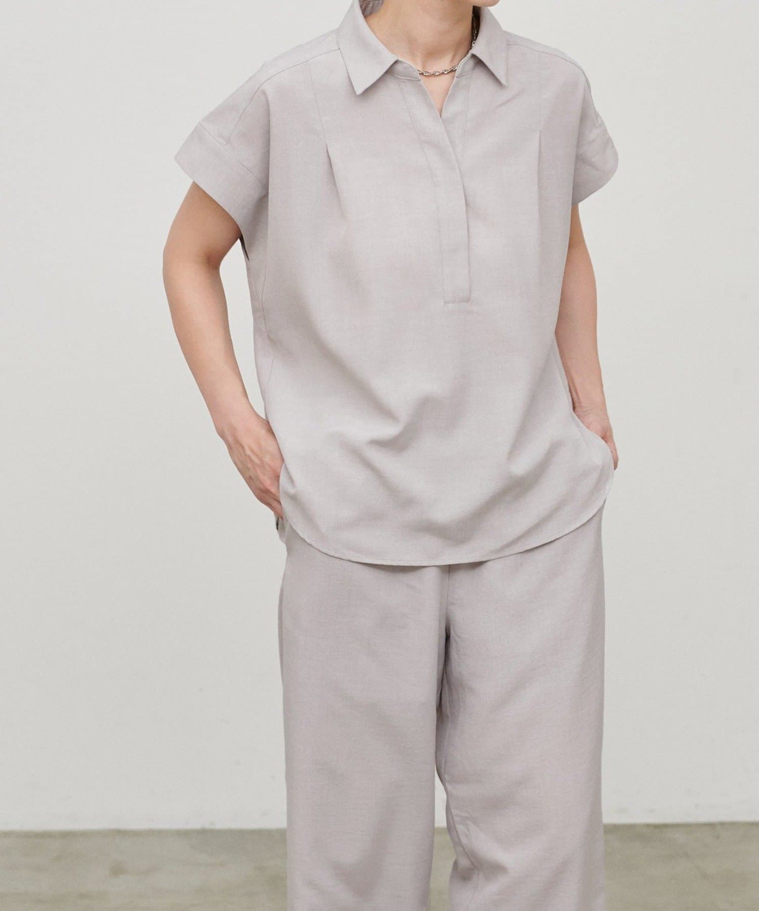 NICE CLAUP / OLIVE des OLIVE OUTLET(ナイスクラップ  / オリーブ デ オリーブ アウトレット) 【LARUTA】接触冷感シャツパンツセット