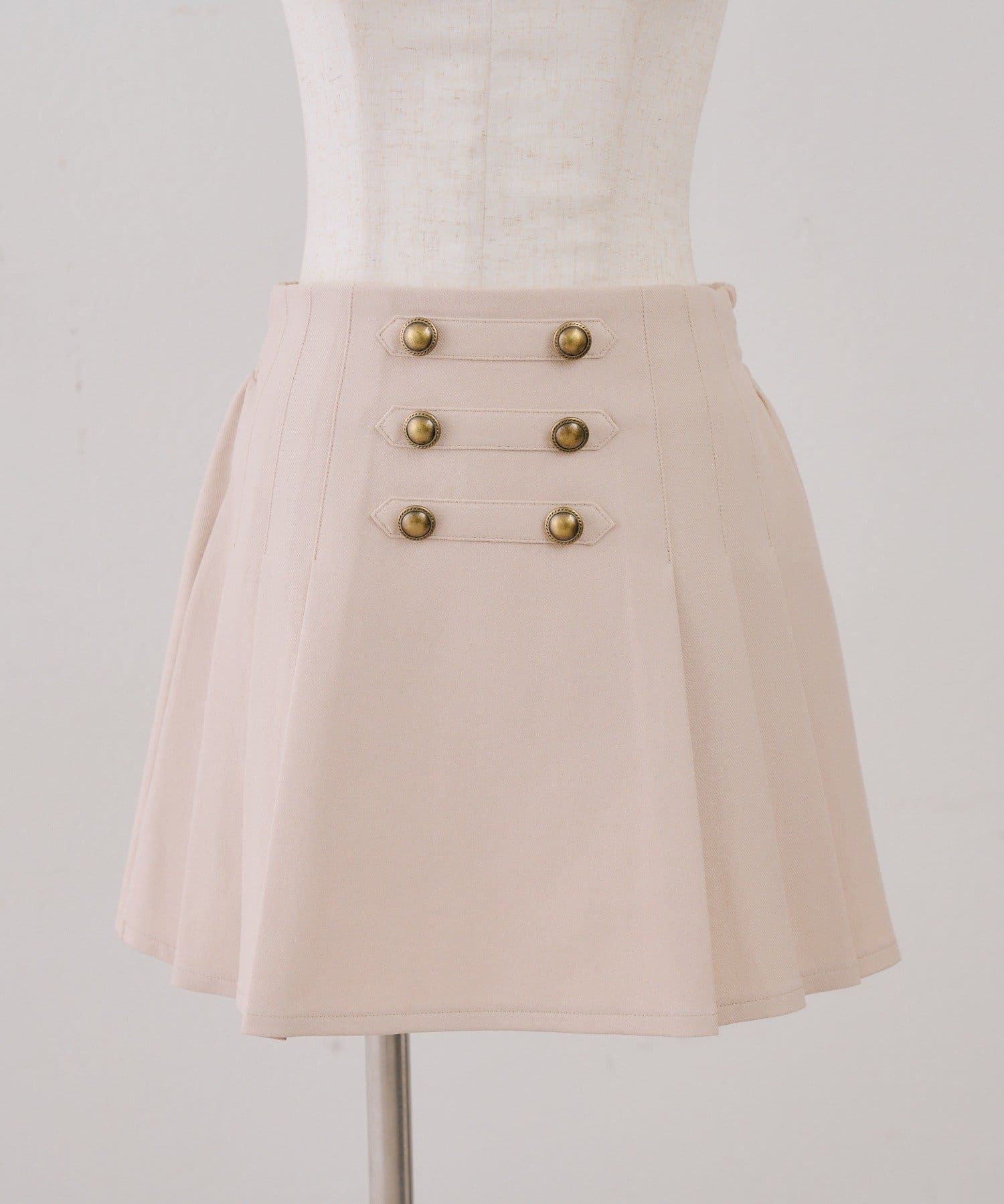 NICE CLAUP / OLIVE des OLIVE OUTLET(ナイスクラップ  / オリーブ デ オリーブ アウトレット) 【ANOTHER BRANCH】ナポレオンデザインプリーツスカート